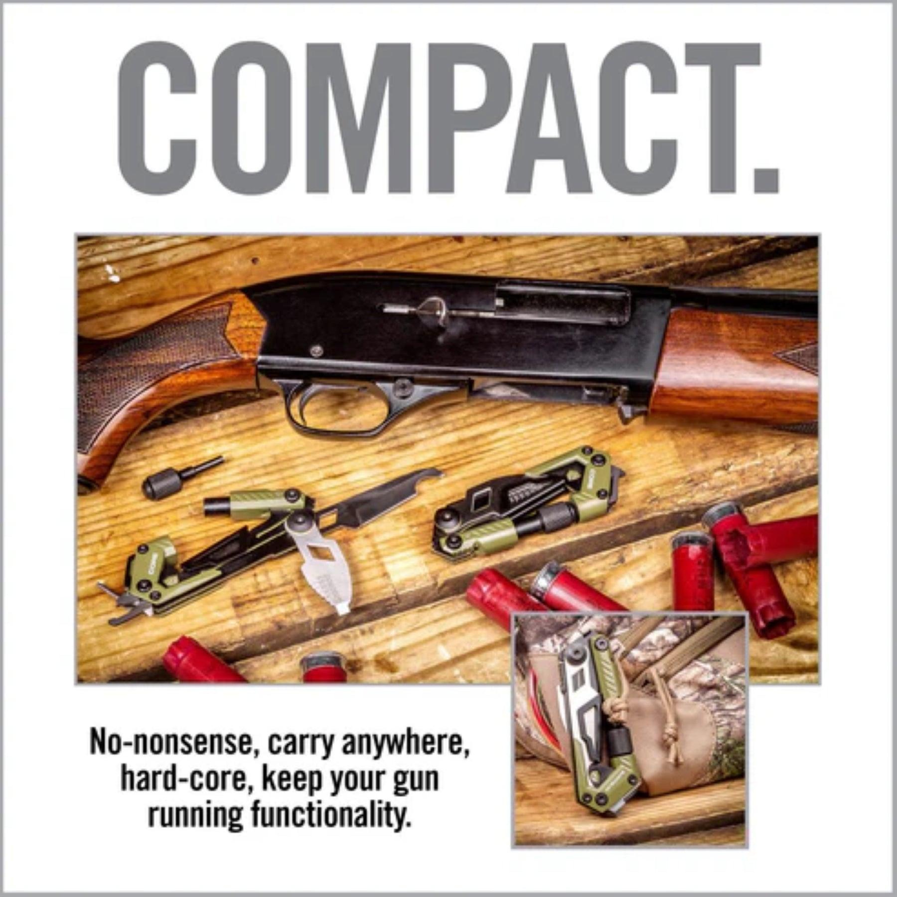 REAL AVID | GUN TOOL CORE SHOTGUN - Multi tool per shotgun