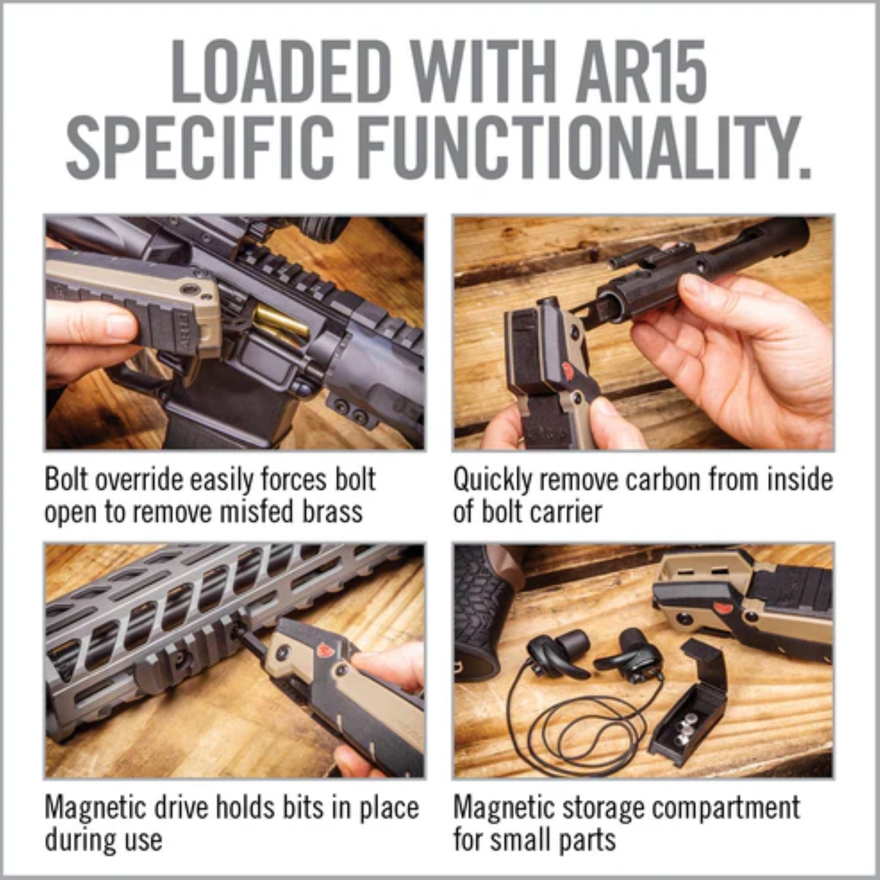 REAL AVID | GUN TOOL PRO AR15 - Multi tool per AR15