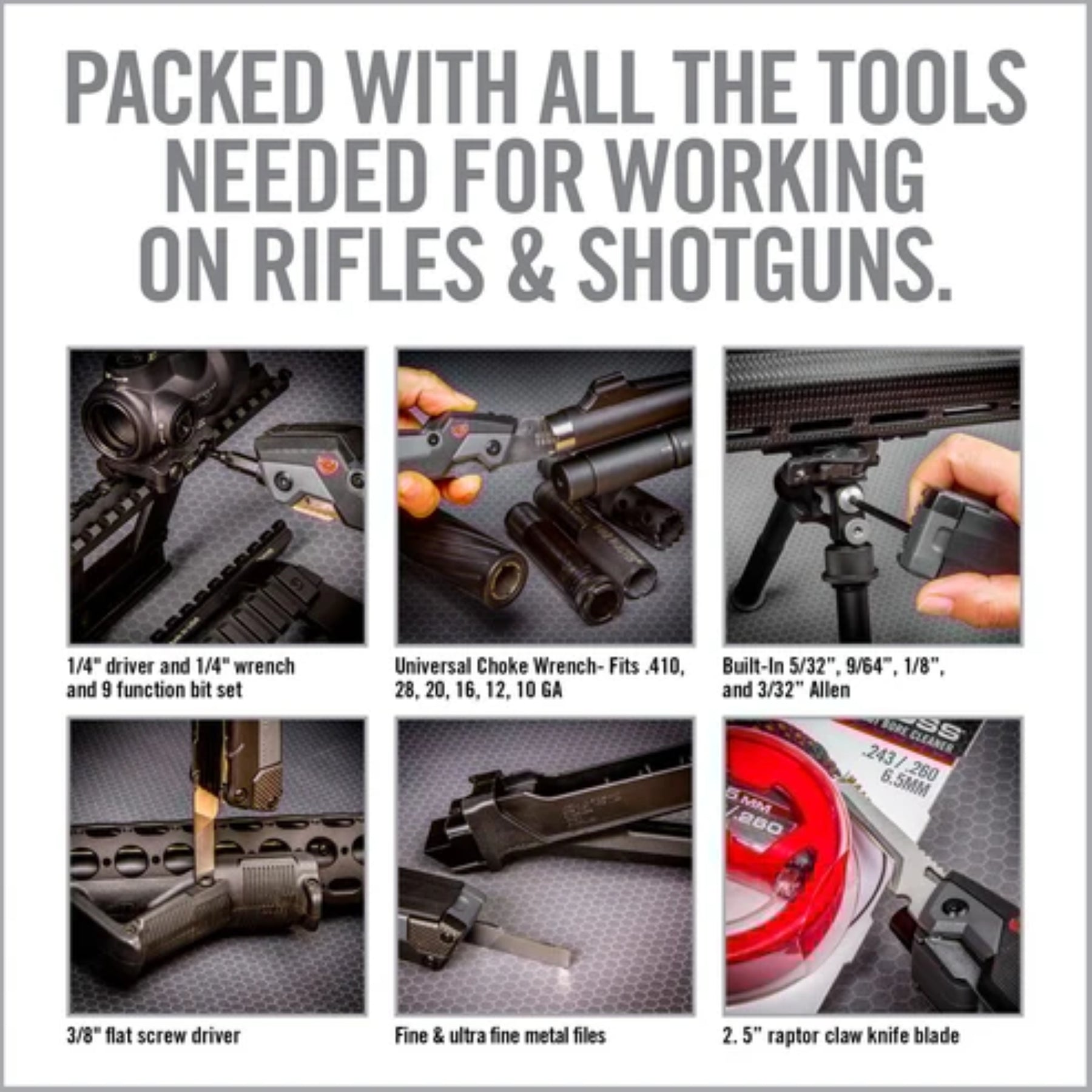 REAL AVID | GUN TOOL PRO - Multi tool per fucili & shotgun