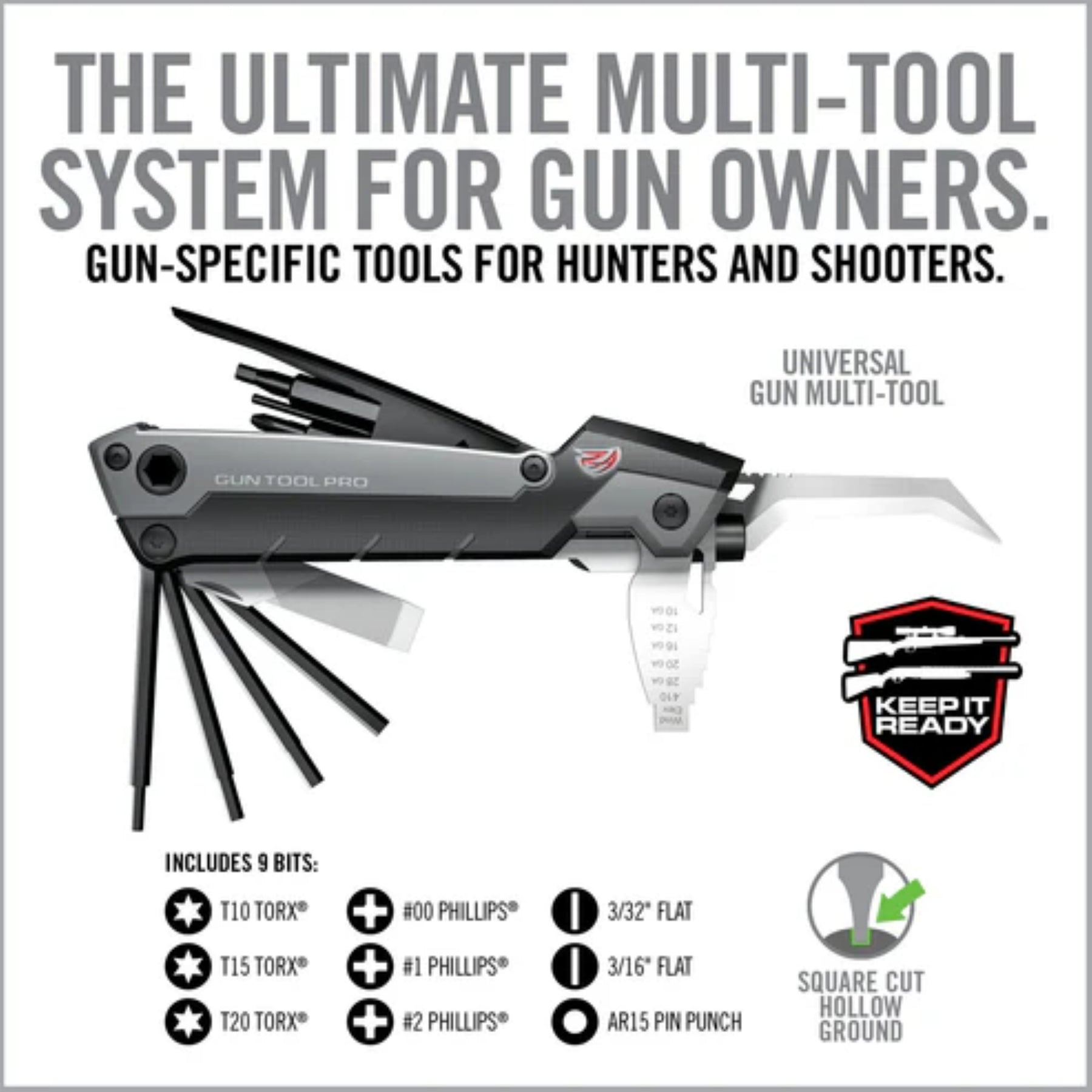 REAL AVID | GUN TOOL PRO - Multi tool per fucili & shotgun