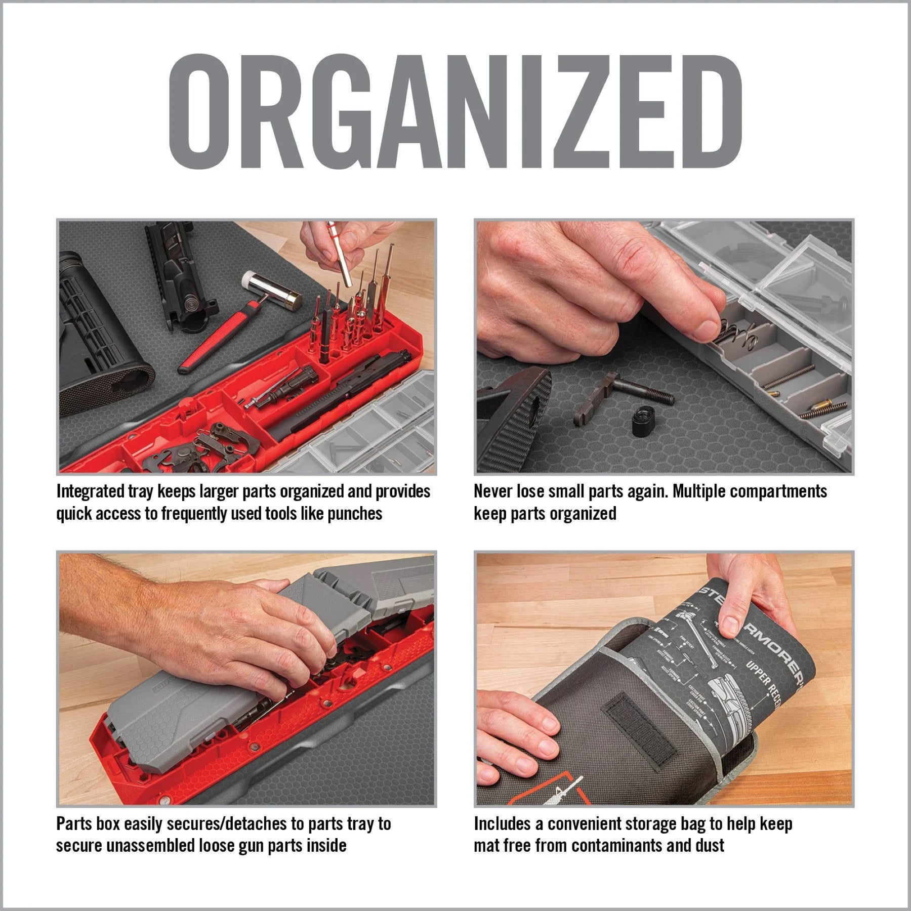 REAL AVID | MASTER ARMORER'S MAT - Tappetino per manutenzione AR-15
