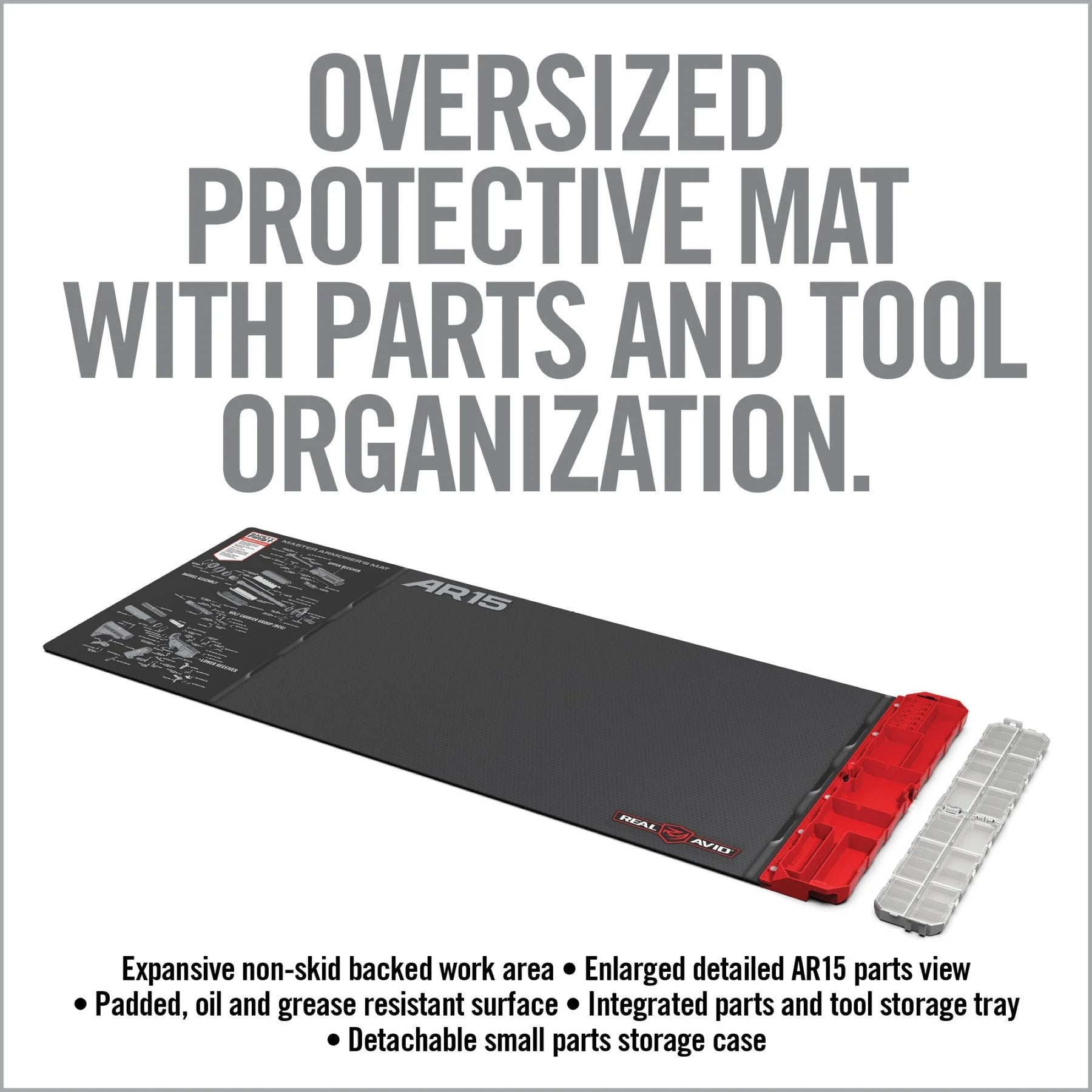 REAL AVID | MASTER ARMORER'S MAT - Tappetino per manutenzione AR-15