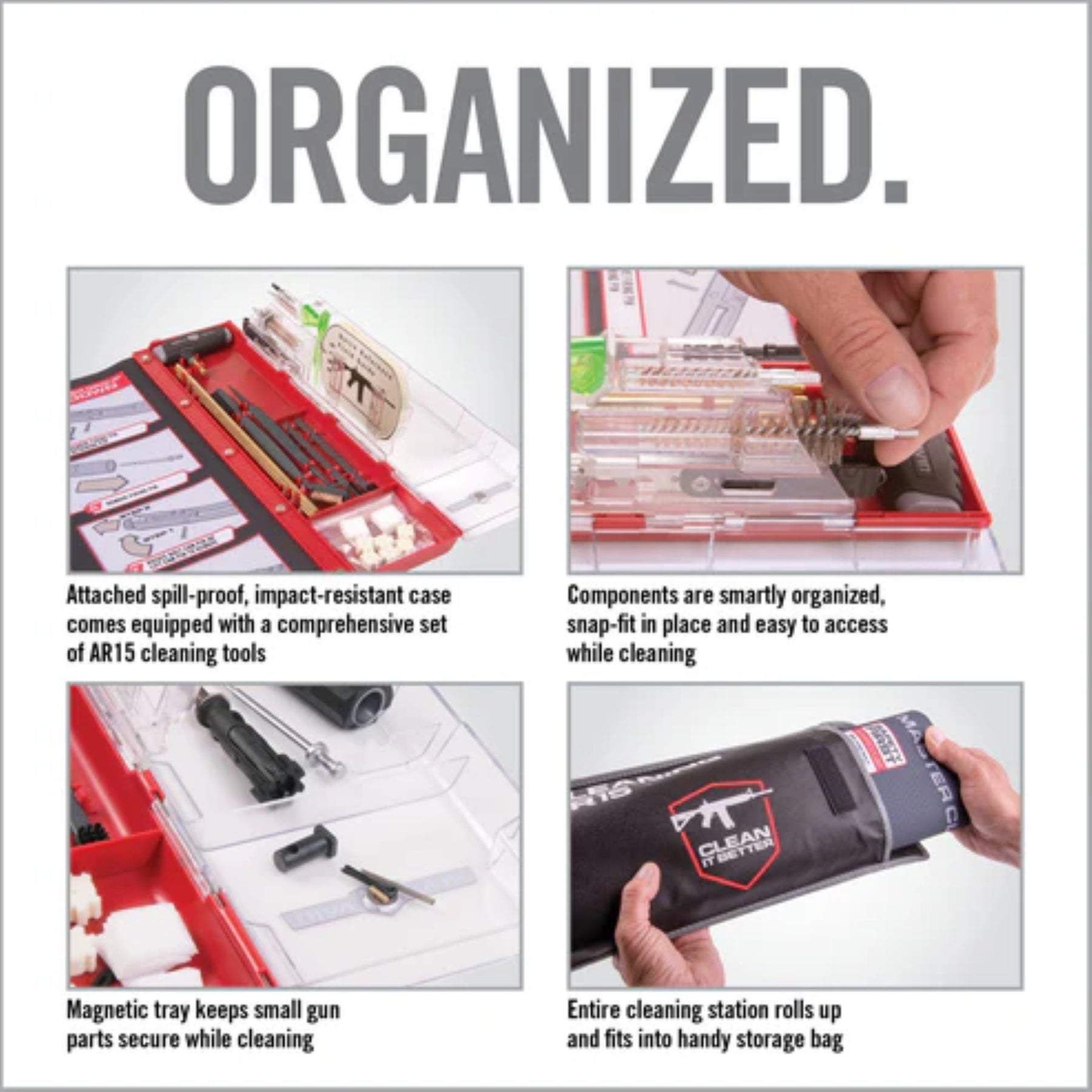 REAL AVID | MASTER CLEANING STATION HANDGUN - Tappetino per manutenzione pistola