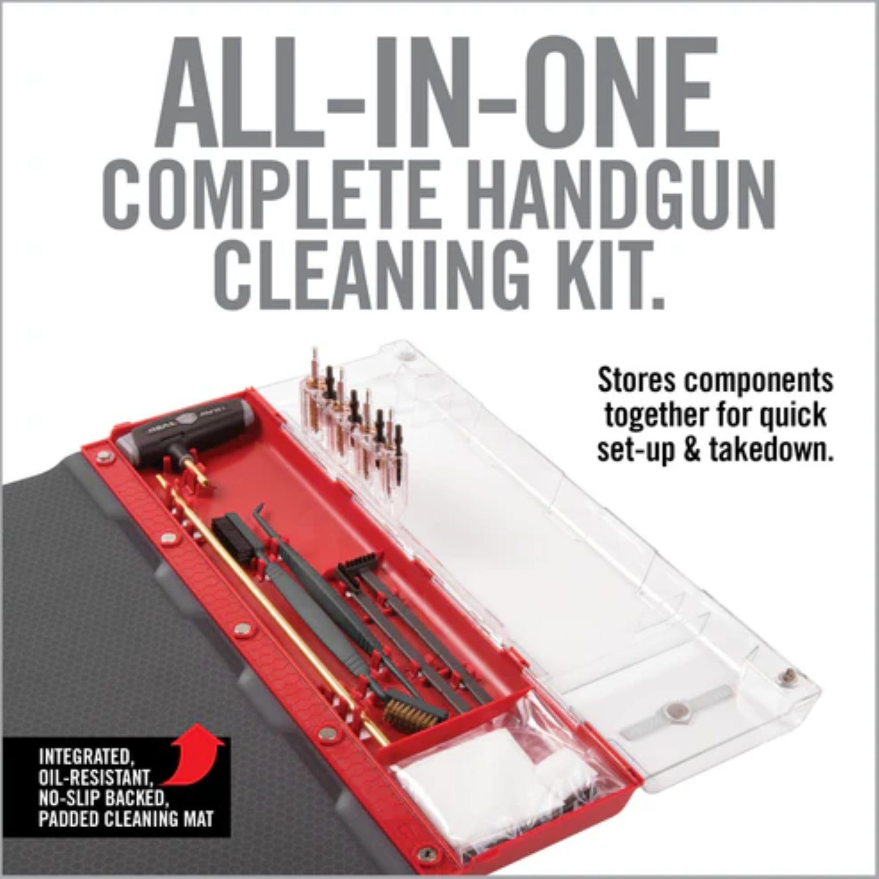 REAL AVID | MASTER CLEANING STATION HANDGUN - Tappetino per manutenzione pistola