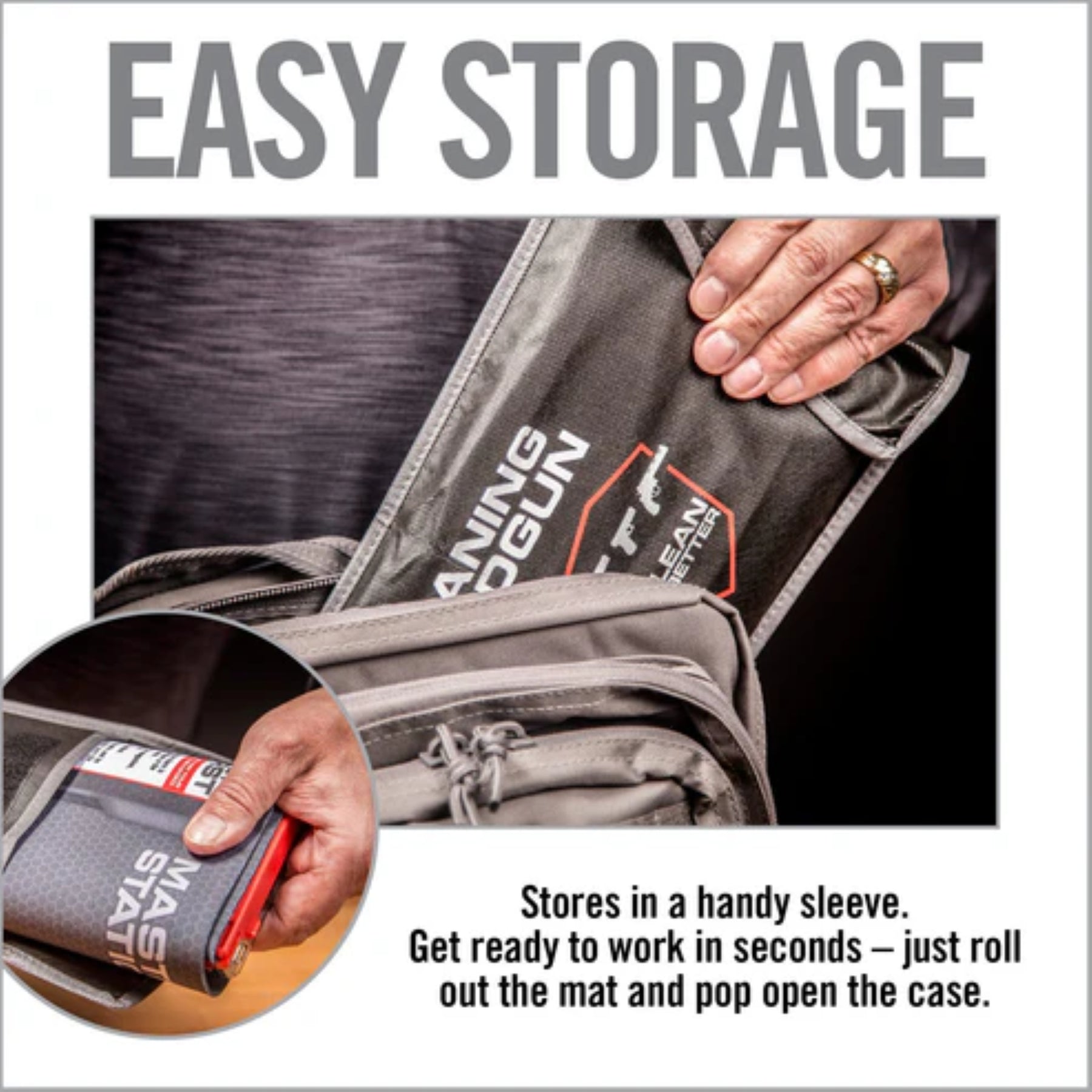 REAL AVID | MASTER CLEANING STATION HANDGUN - Tappetino per manutenzione pistola
