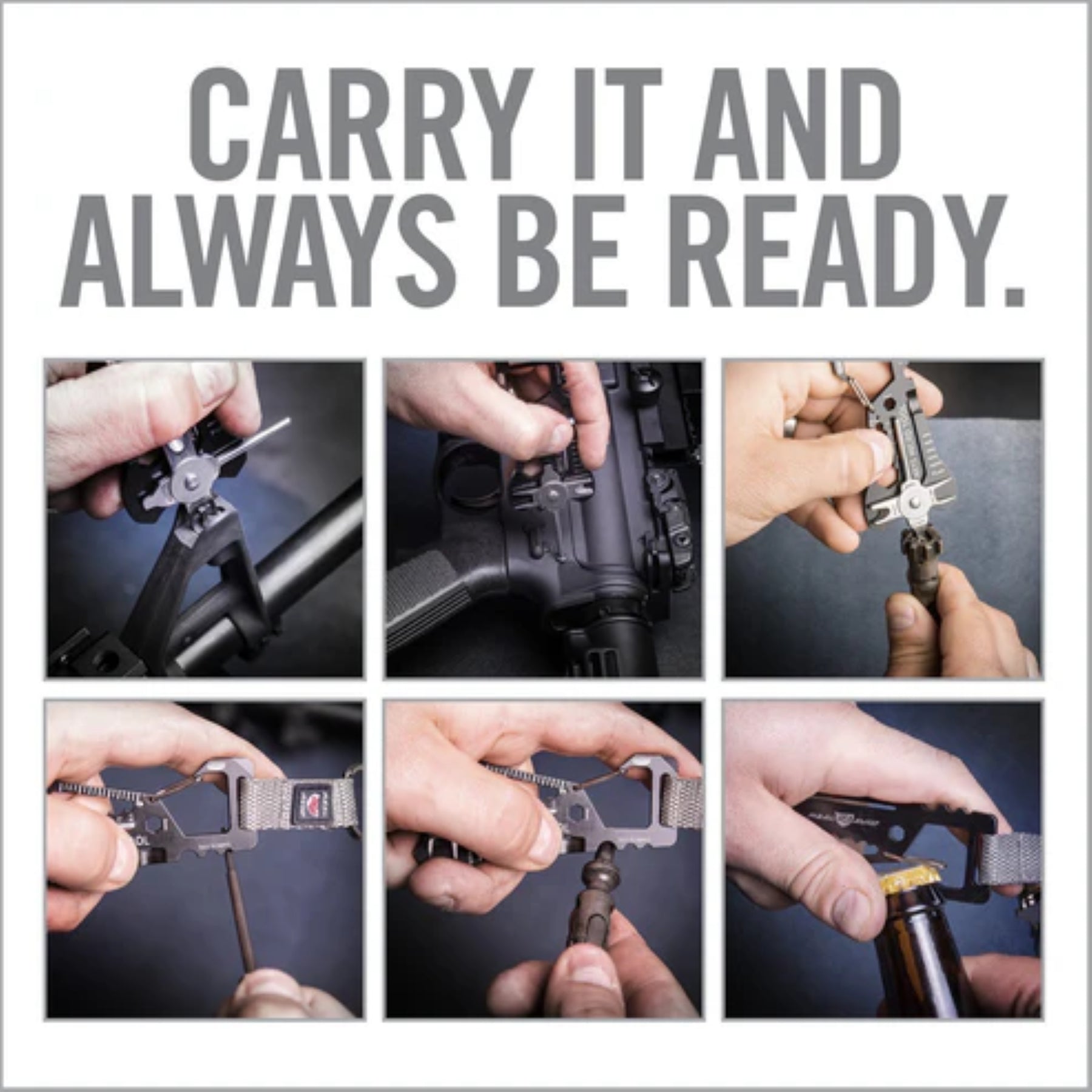 REAL AVID | MICRO TOOL AR15 - Multi tool portachiavi per AR15