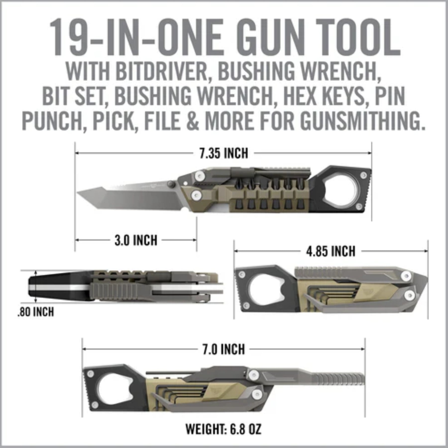 REAL AVID | THE PISTOL TOOL - Multi tool per pistole
