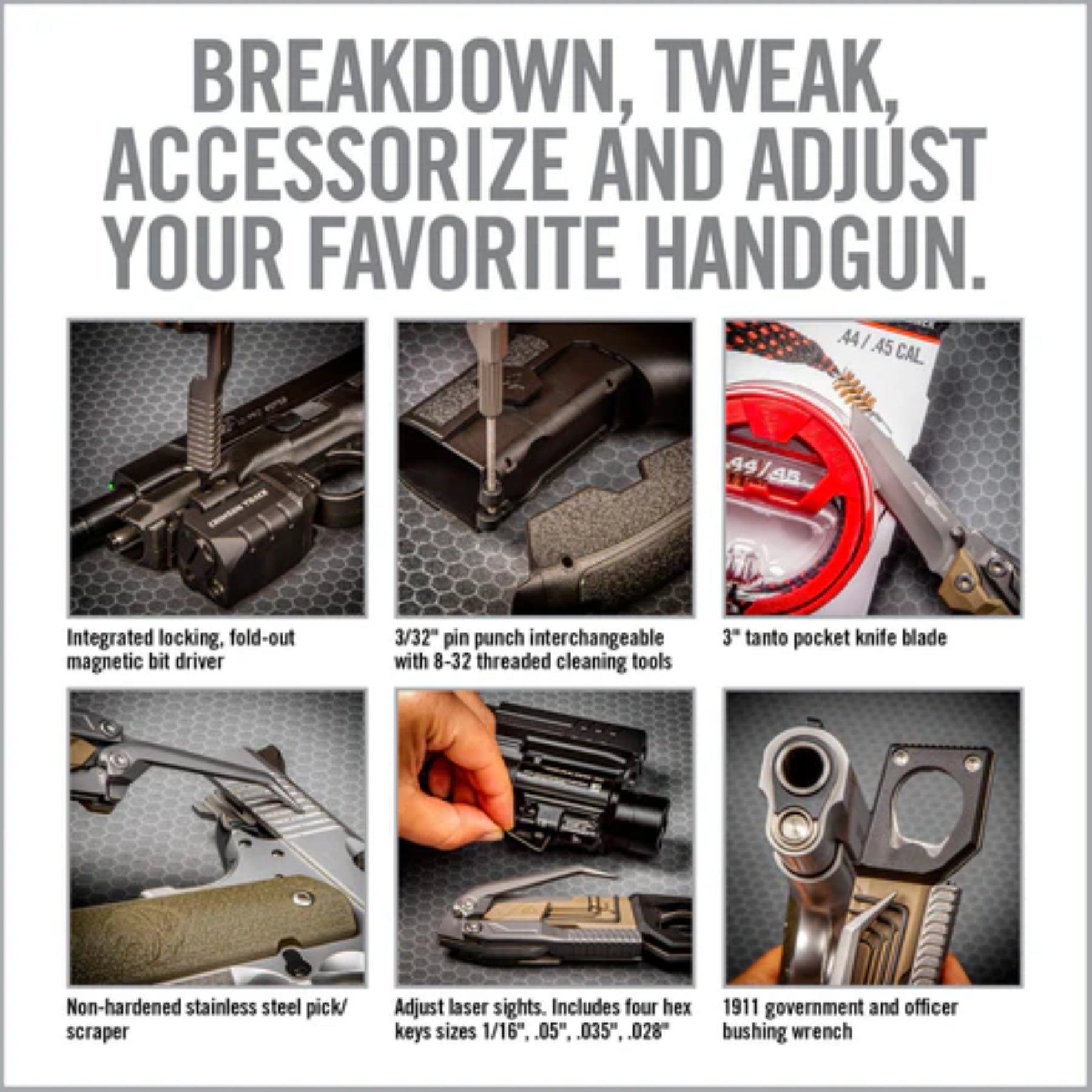 REAL AVID | THE PISTOL TOOL - Multi tool per pistole