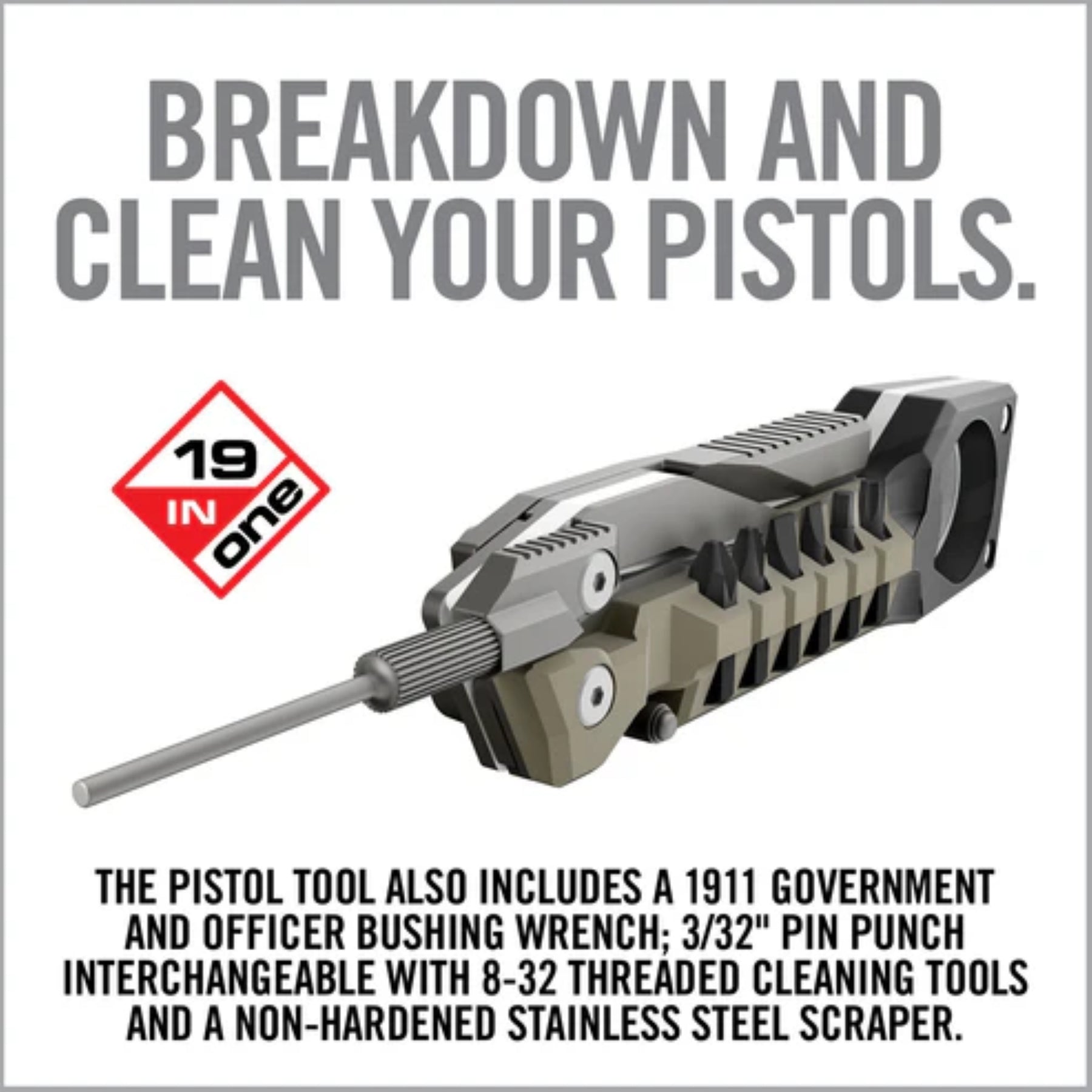 REAL AVID | THE PISTOL TOOL - Multi tool per pistole
