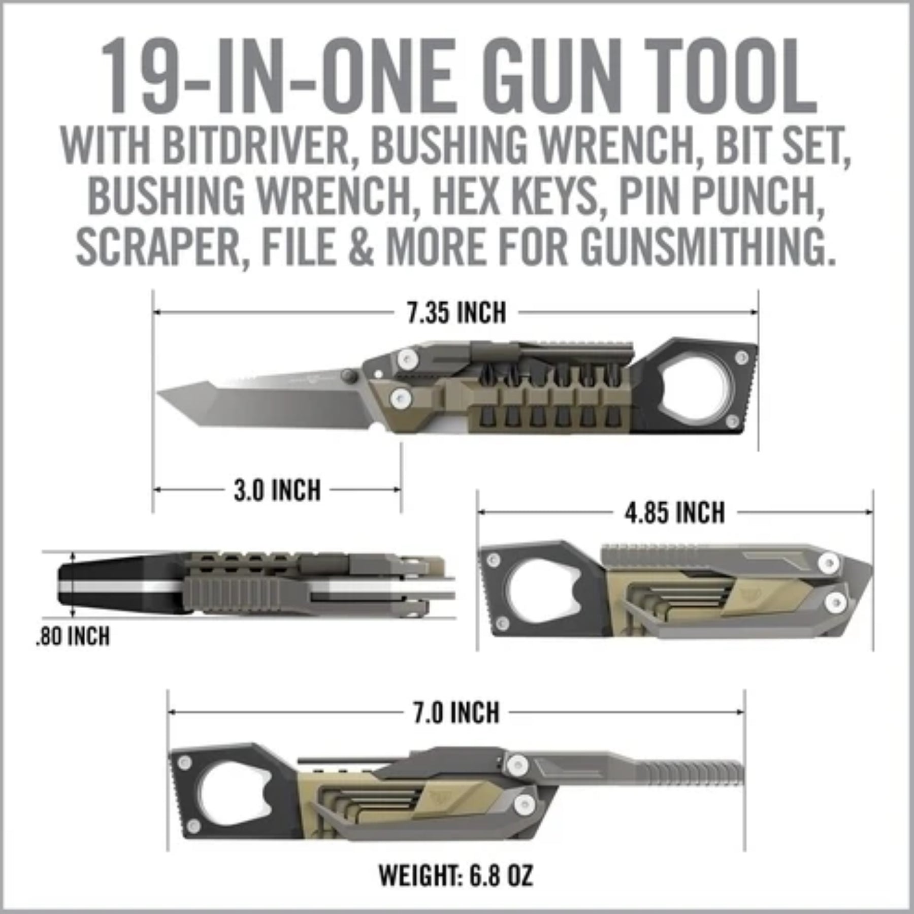 REAL AVID | THE PISTOL TOOL - Multi tool per pistole