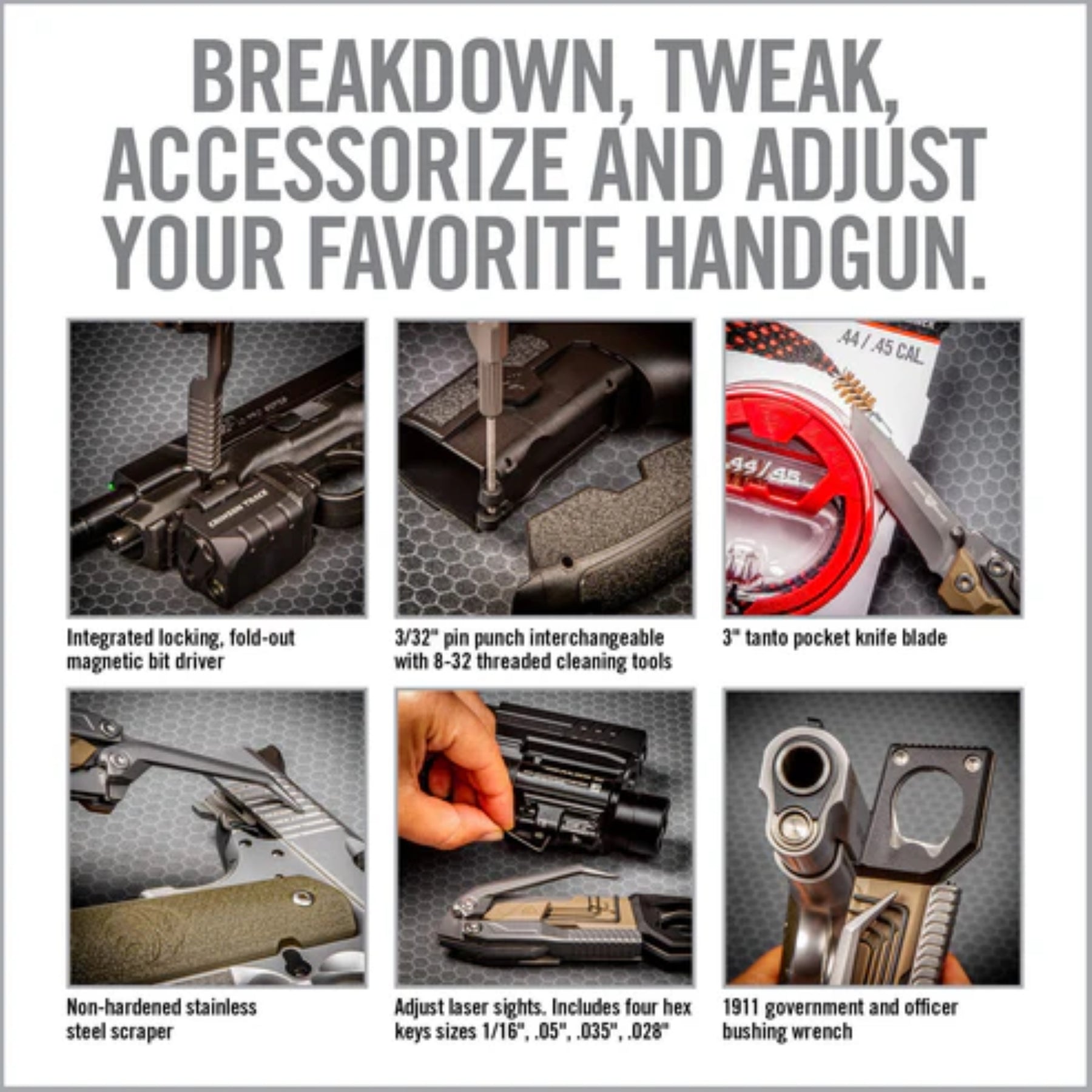 REAL AVID | THE PISTOL TOOL - Multi tool per pistole