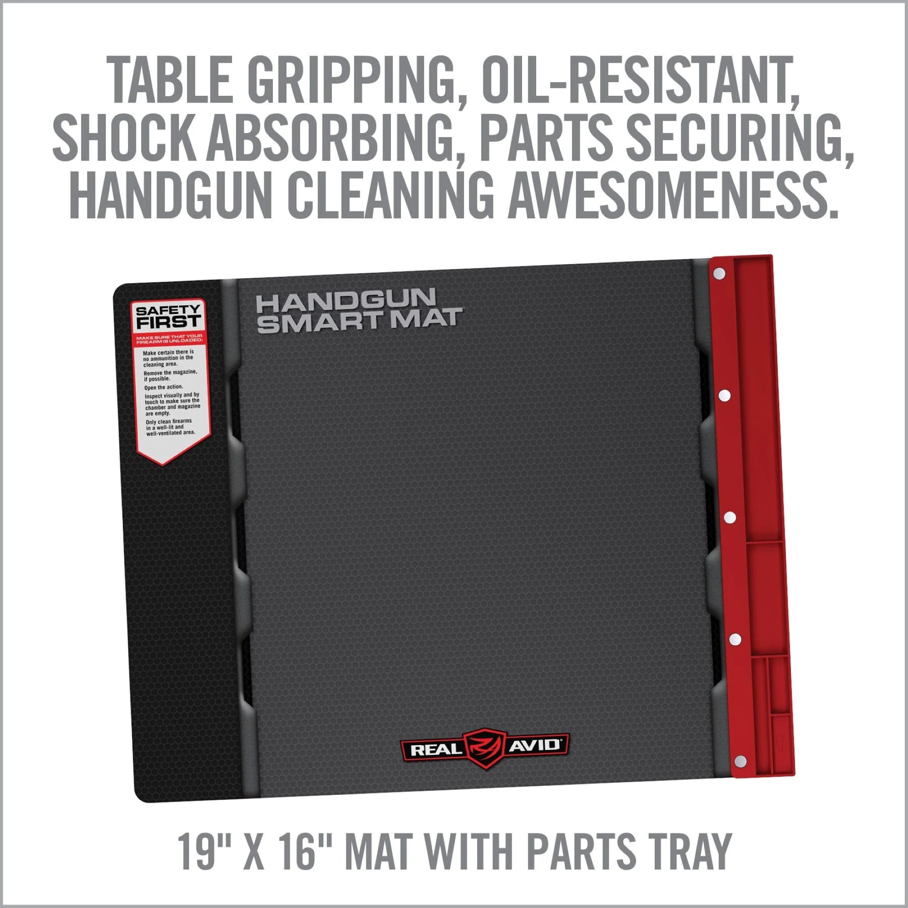 REAL AVID | HANDGUN SMART MAT - Tappetino per manutenzione pistola