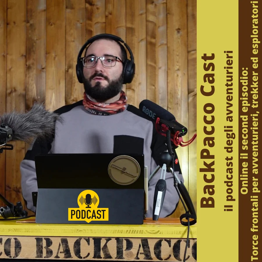 backpacco cast TORCE FRONTALI PER AVVENTURIERI, TREKKER ED ESPLORATORI