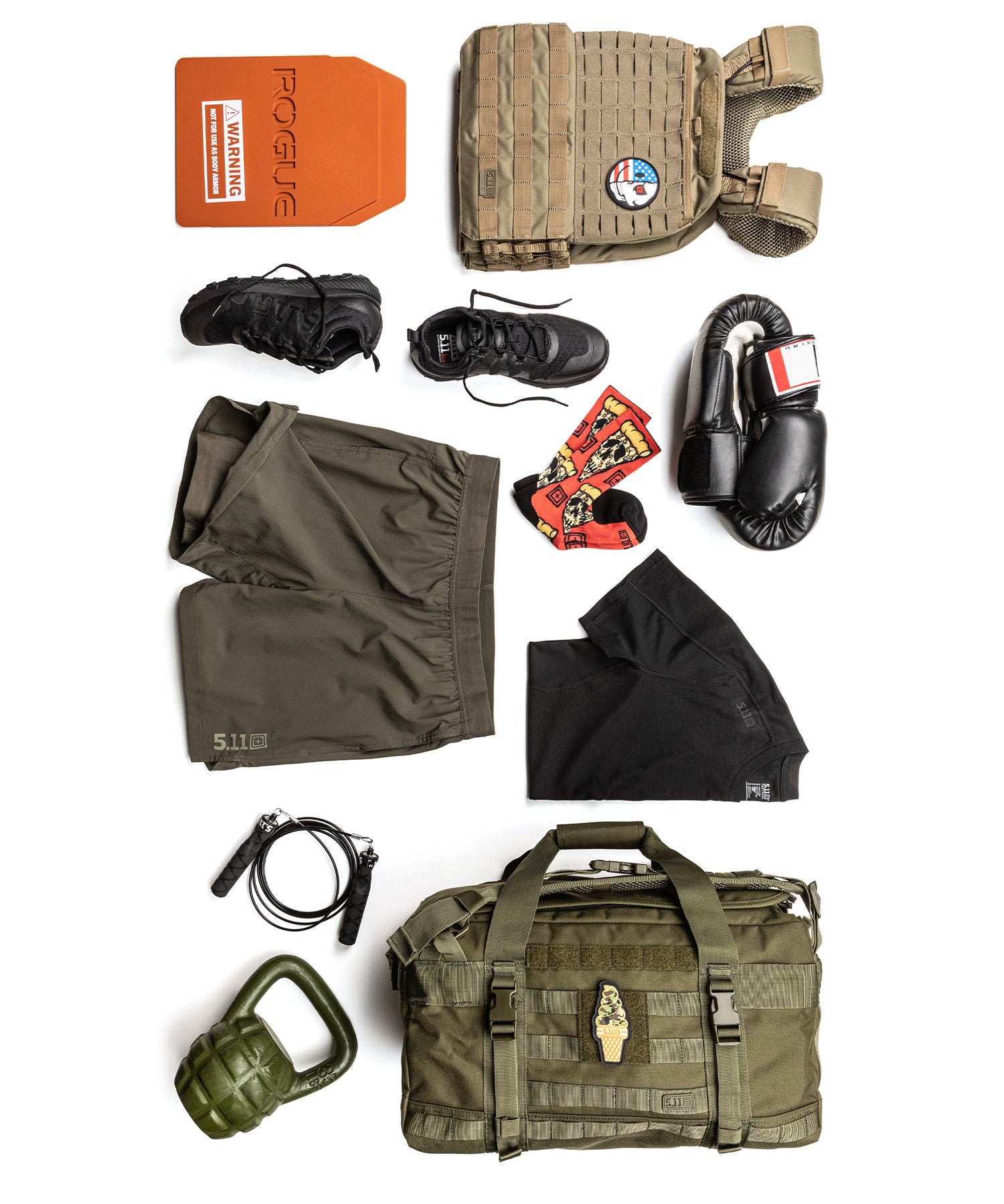 Borsa rush lbd mike di 5.11 pronta per la palestra