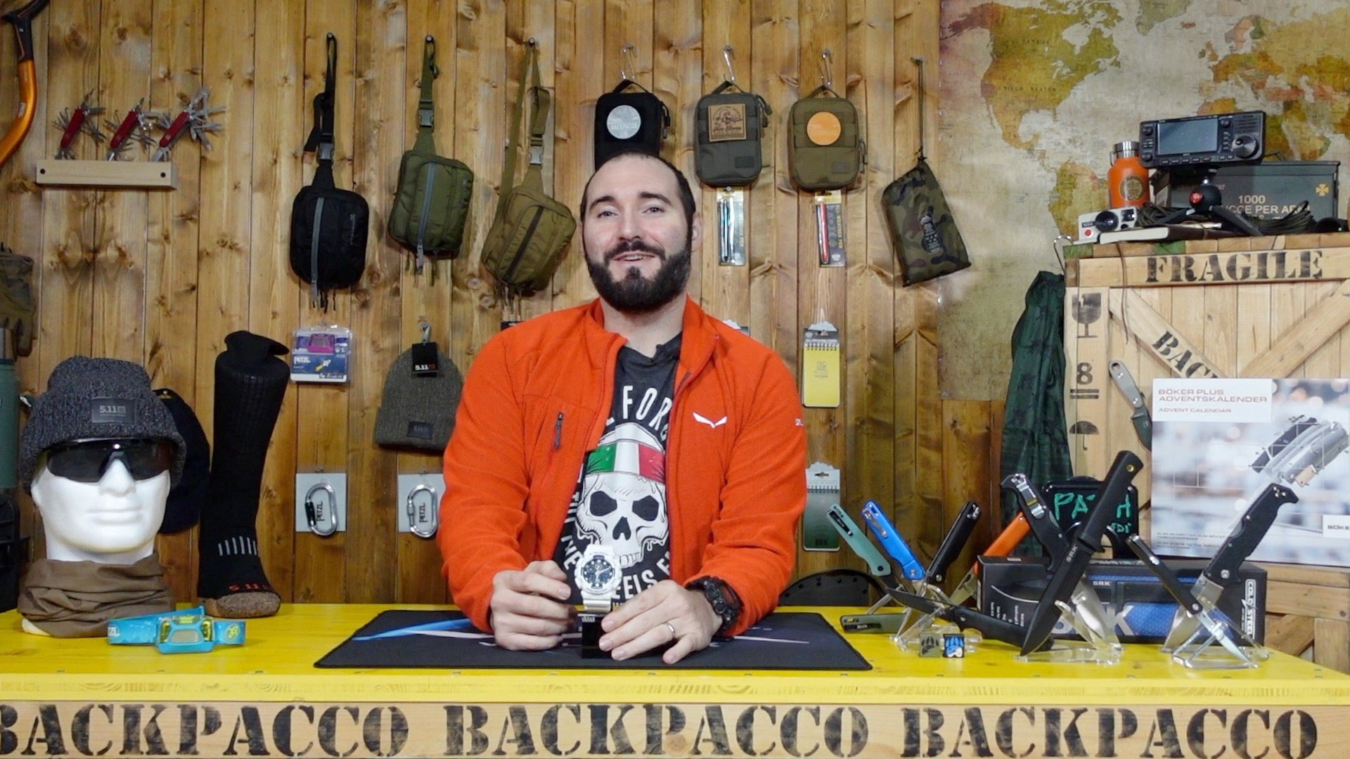Paolo di backpacco spiega il G-SHOCK GA-100B-7AER