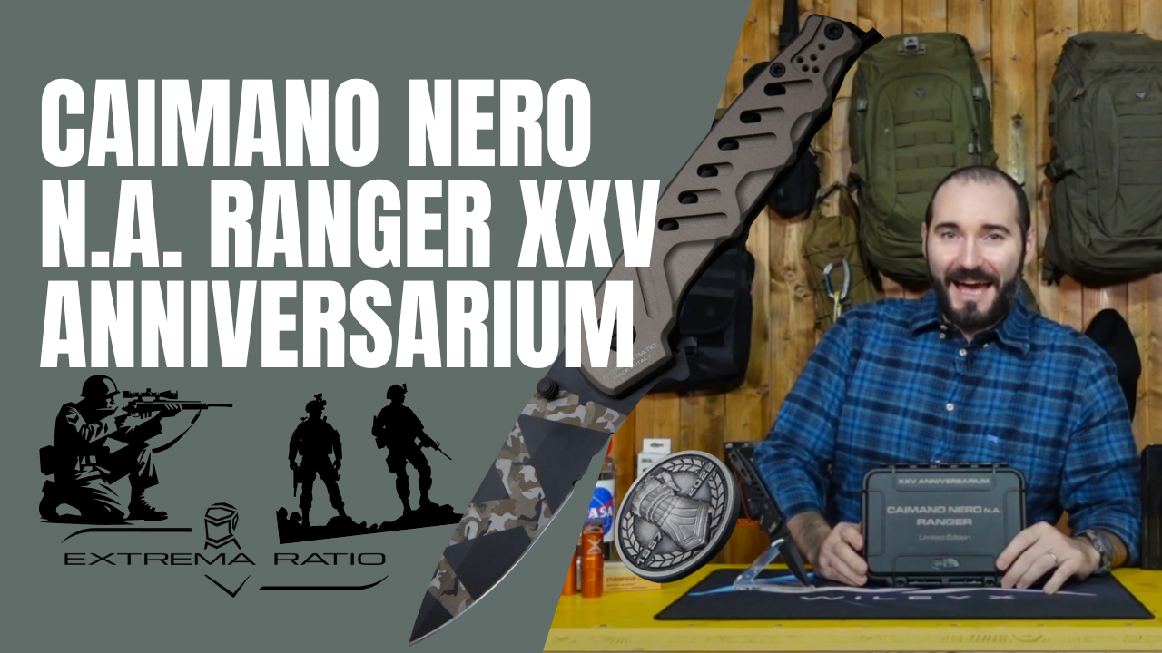RECENSIONE EXTREMA RATIO CAIMANO NERO N.A. RANGER XXV ANNIVERSARIUM