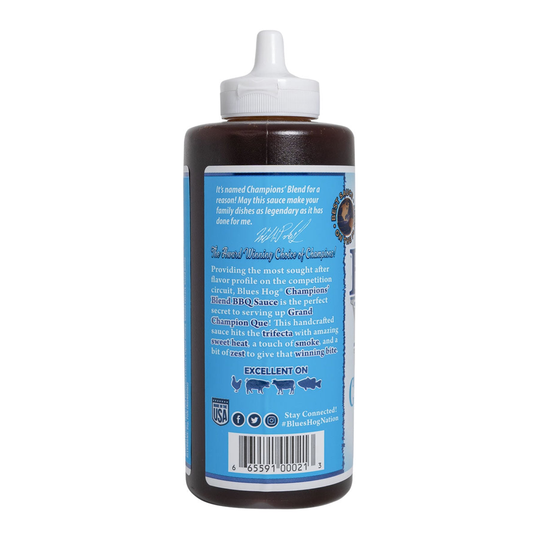 BLUES HOG | CHAMPION'S BLEND BBQ SAUCE - Salsa BBQ - Il segreto dei campioni!