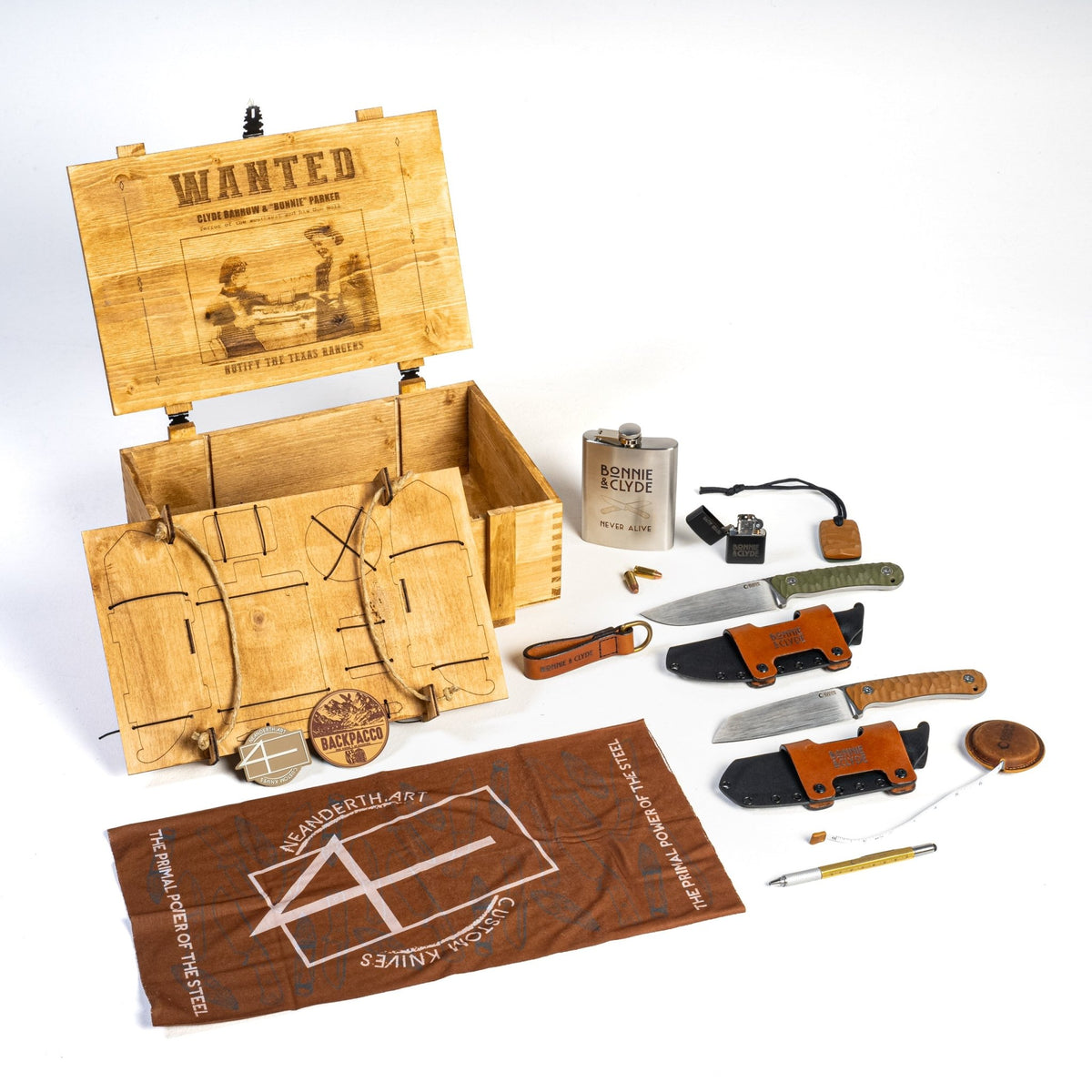 Neanderth.ART | BONNIE & CLYDE - NEVER ALIVE - BackPacco -