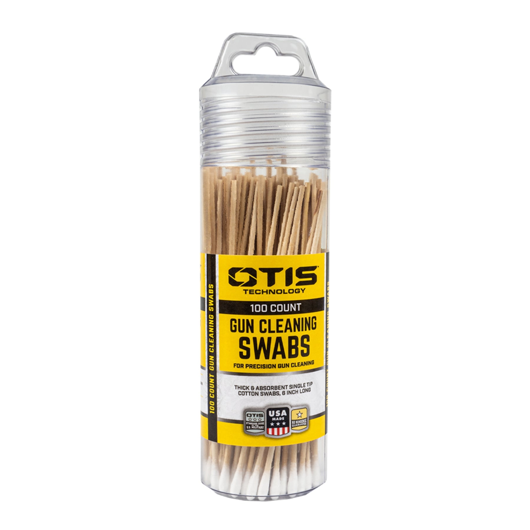 OTIS TECH | GUN CLEANING SWABS - Cotton-Fioc per la pulizia delle armi (Pack da 100)