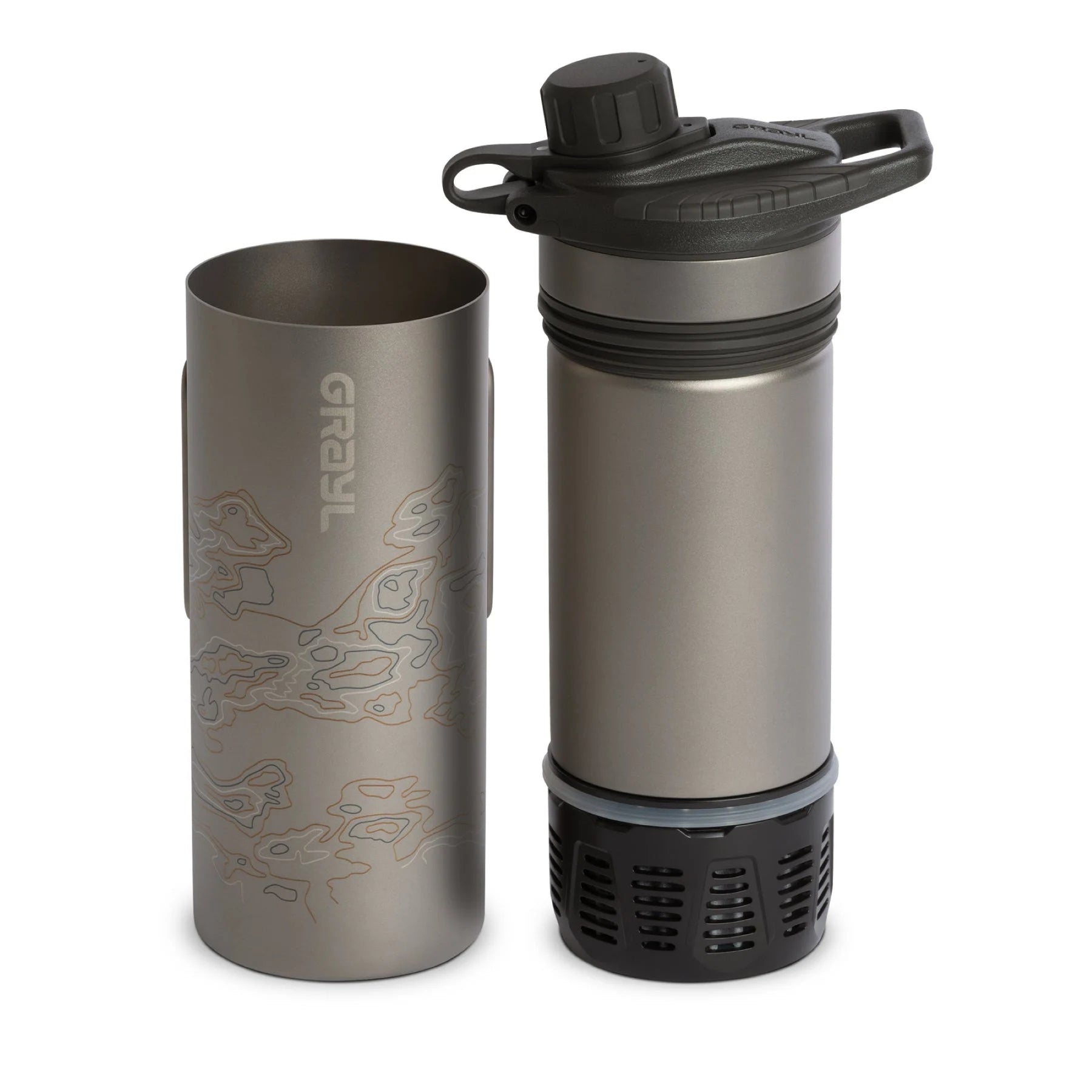 Grayl | GeoPress TI PURIFIER - Borraccia filtrante da 710 ml in titanio