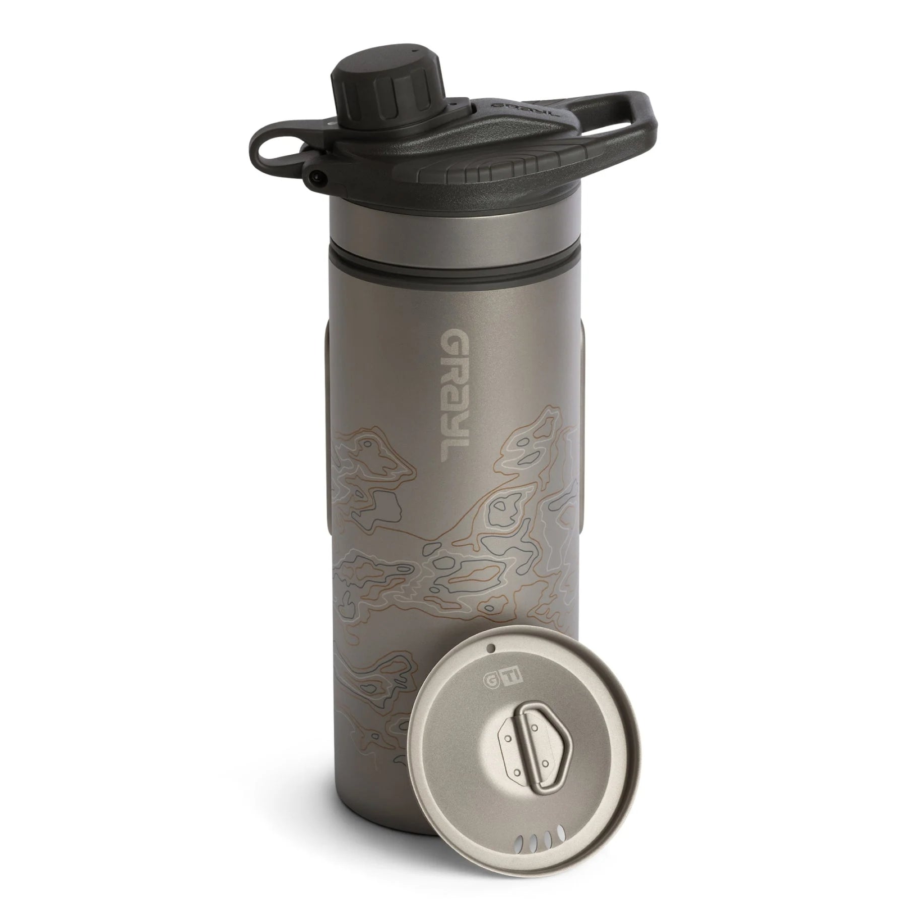 Grayl | GeoPress TI PURIFIER - Borraccia filtrante da 710 ml in titanio