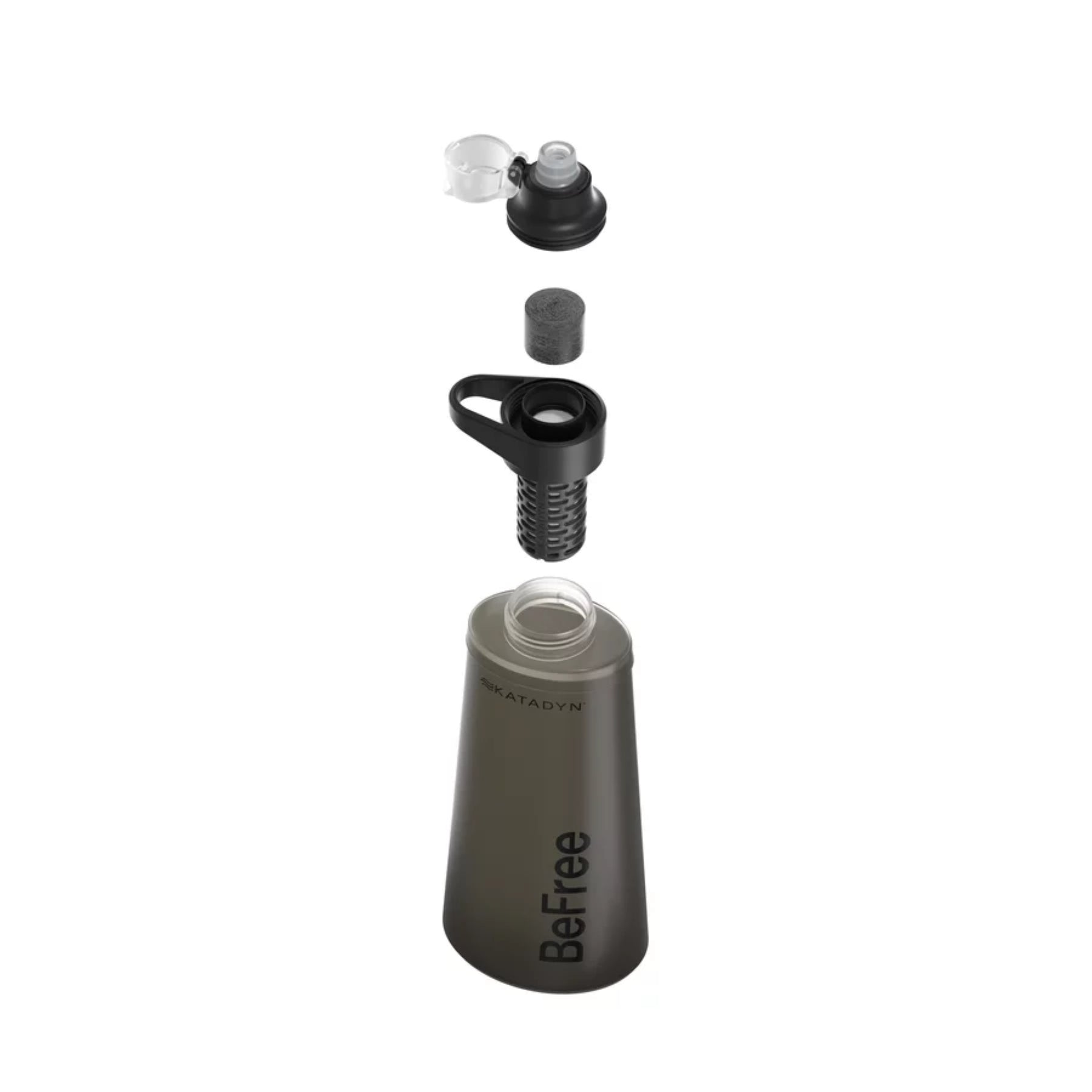 KATADYN | BEFREE AC 1.0 L BLACK EDITION - Borraccia filtrante con carboni attivi