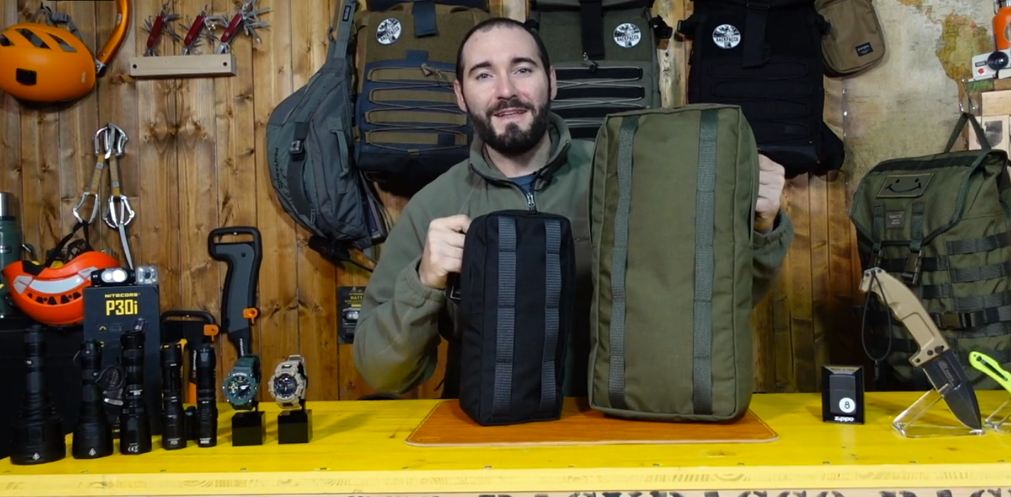 copertina del video dove Paolo di Backpacco spiega le Savotta side pouch