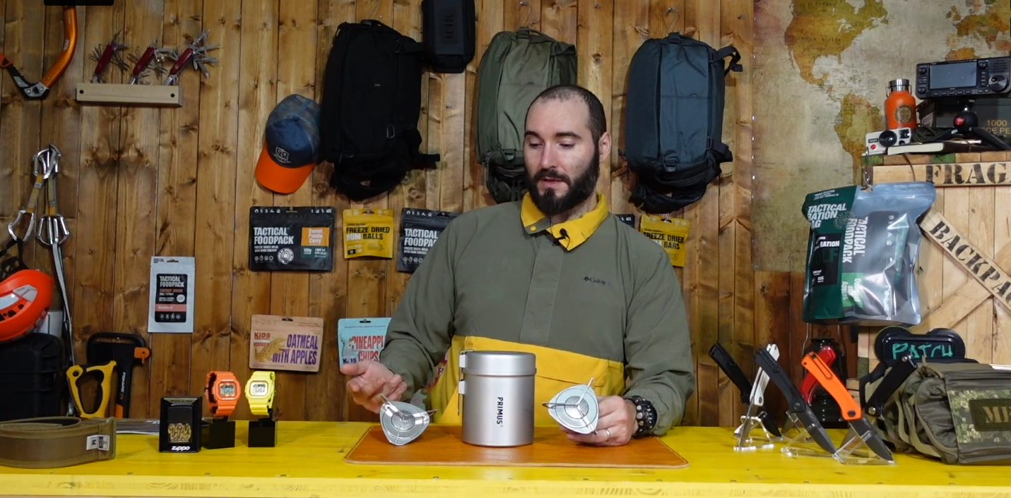 copertina del video dove paolo di backpacco spiega i fornelli primus