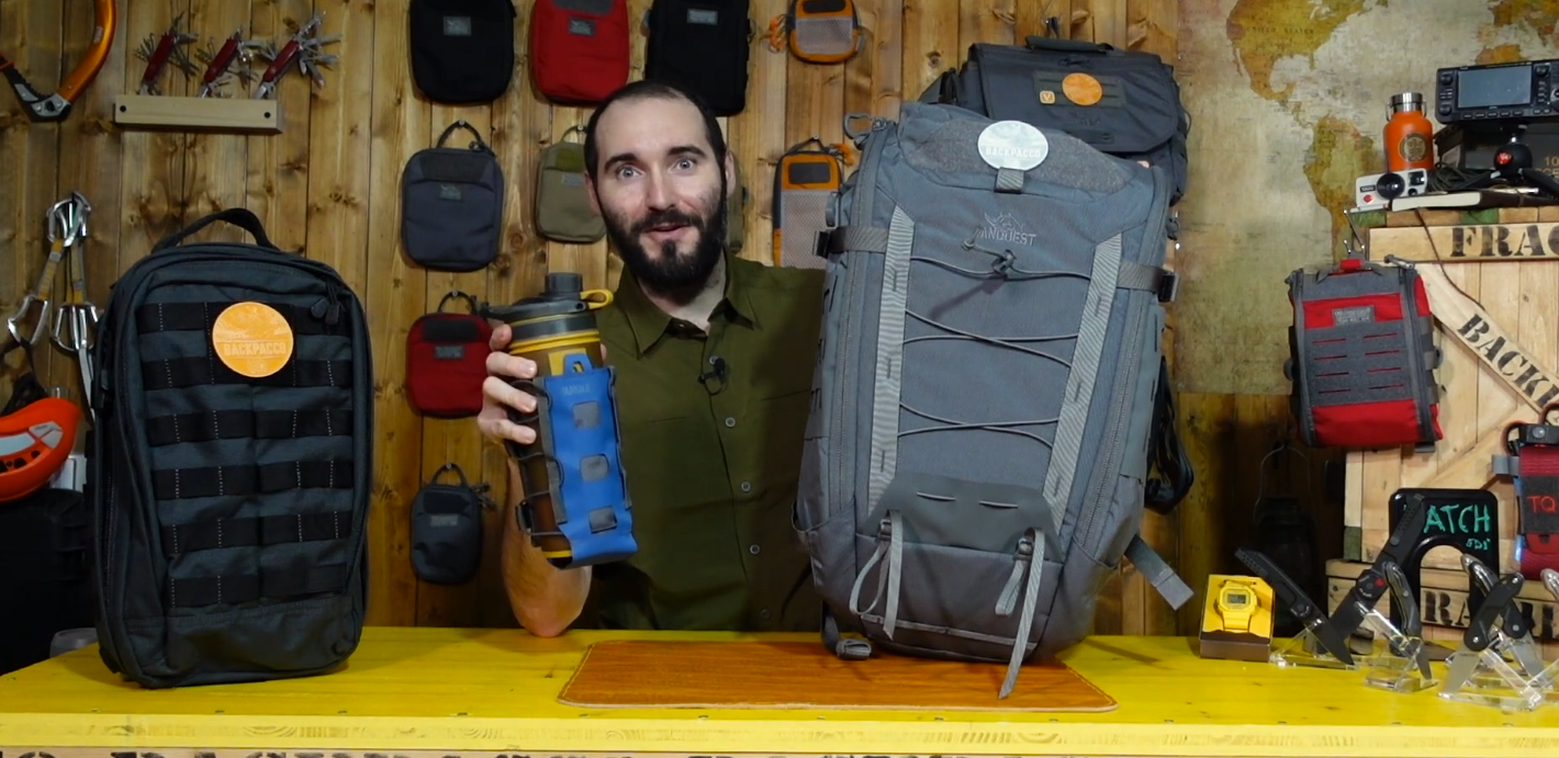 Paolo di backpacco spiega la Hydra Bottle Holder di Vanquest