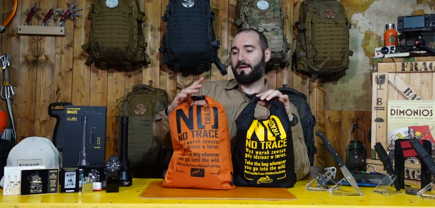 Paolo di backpacco spiega le dirty bag di helikon