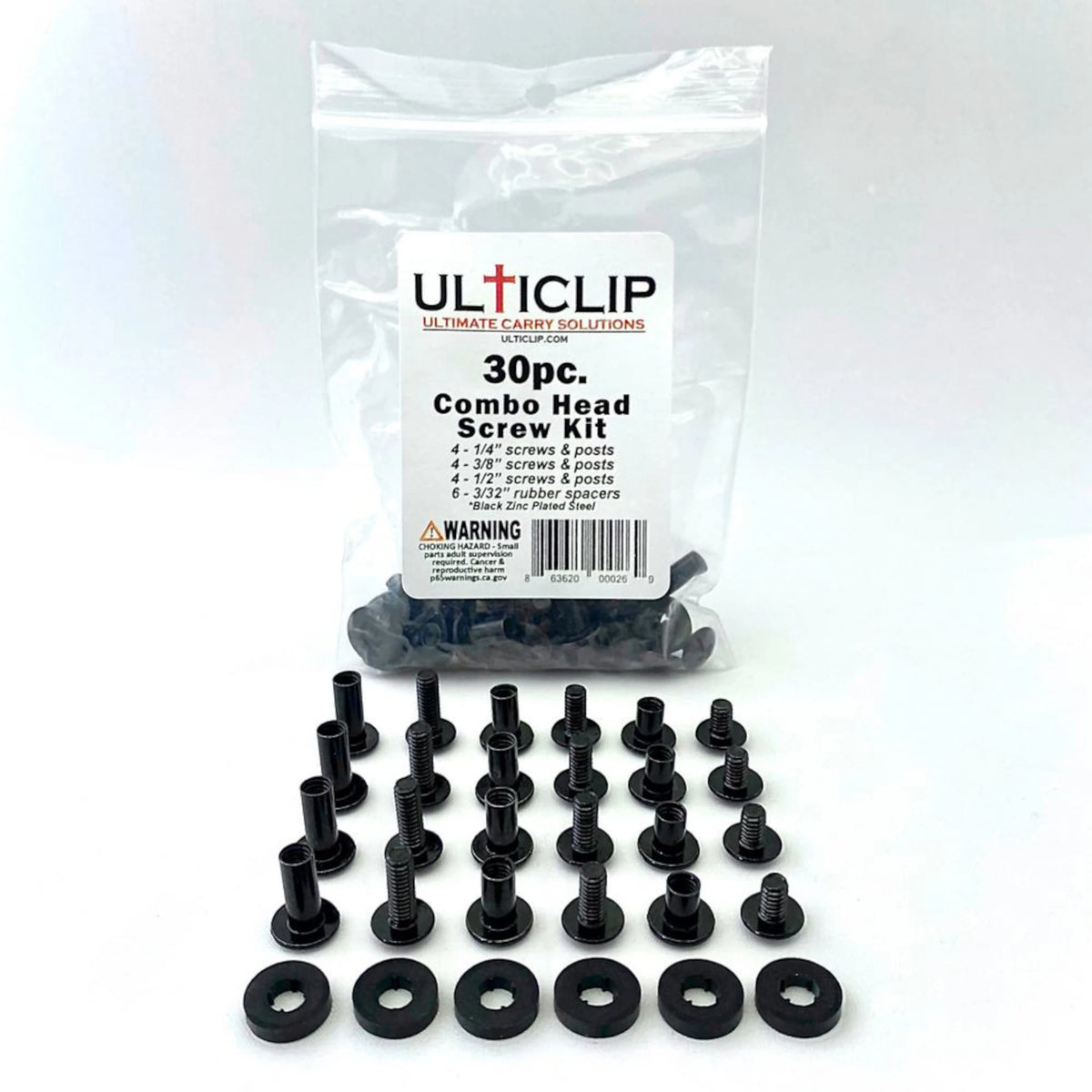 ULTICLIP | KIT DI VITI A TESTA COMBINATA (30 pz)