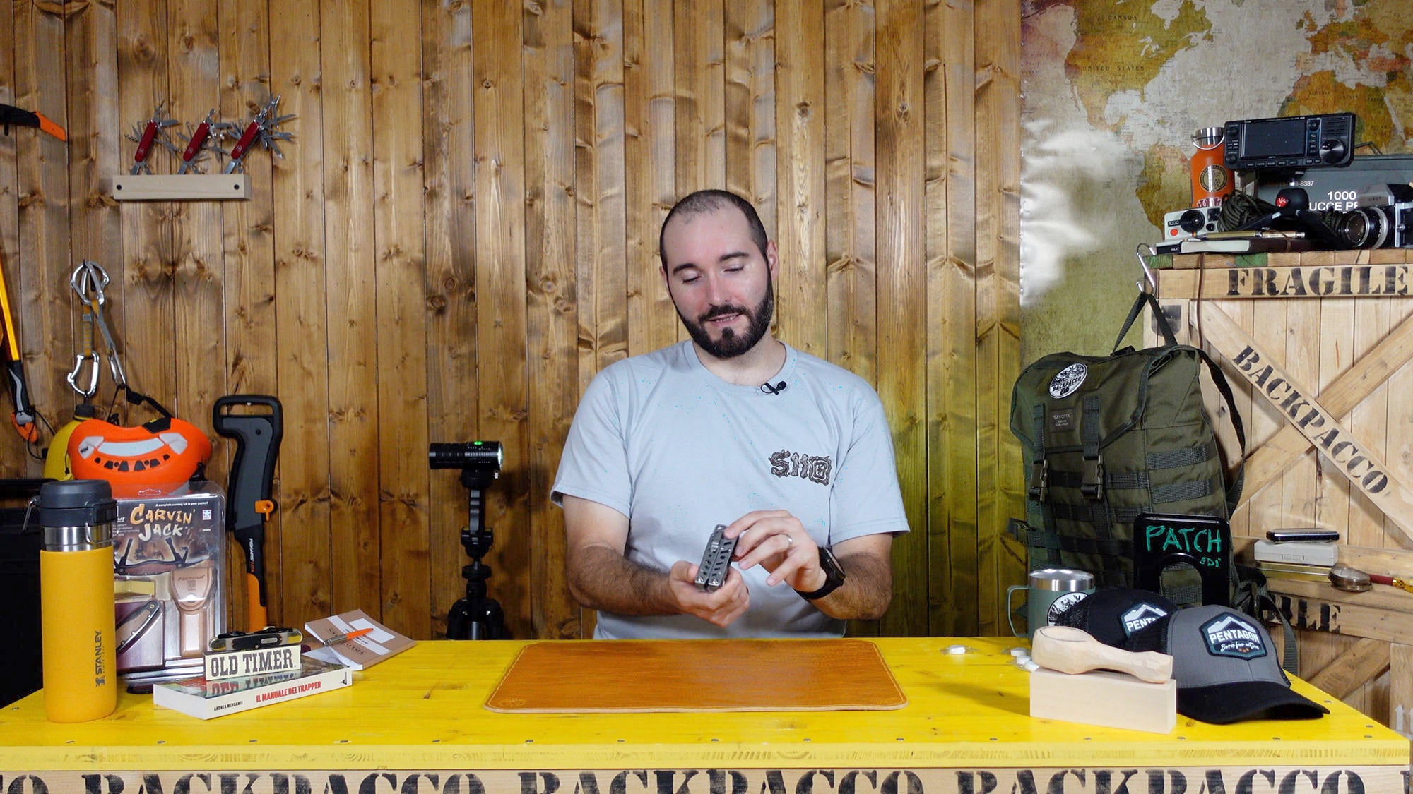 COPERTINA DEL VIDEO DOVE PAOLO DI BACKPACCO SPIEGA IL MULTITOOL LE EMT 2.0 DI 5.11