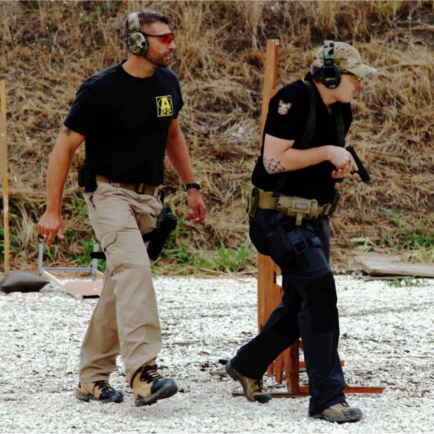 Luca Munaretto di Alpha22 durante una sessione di insegnamento