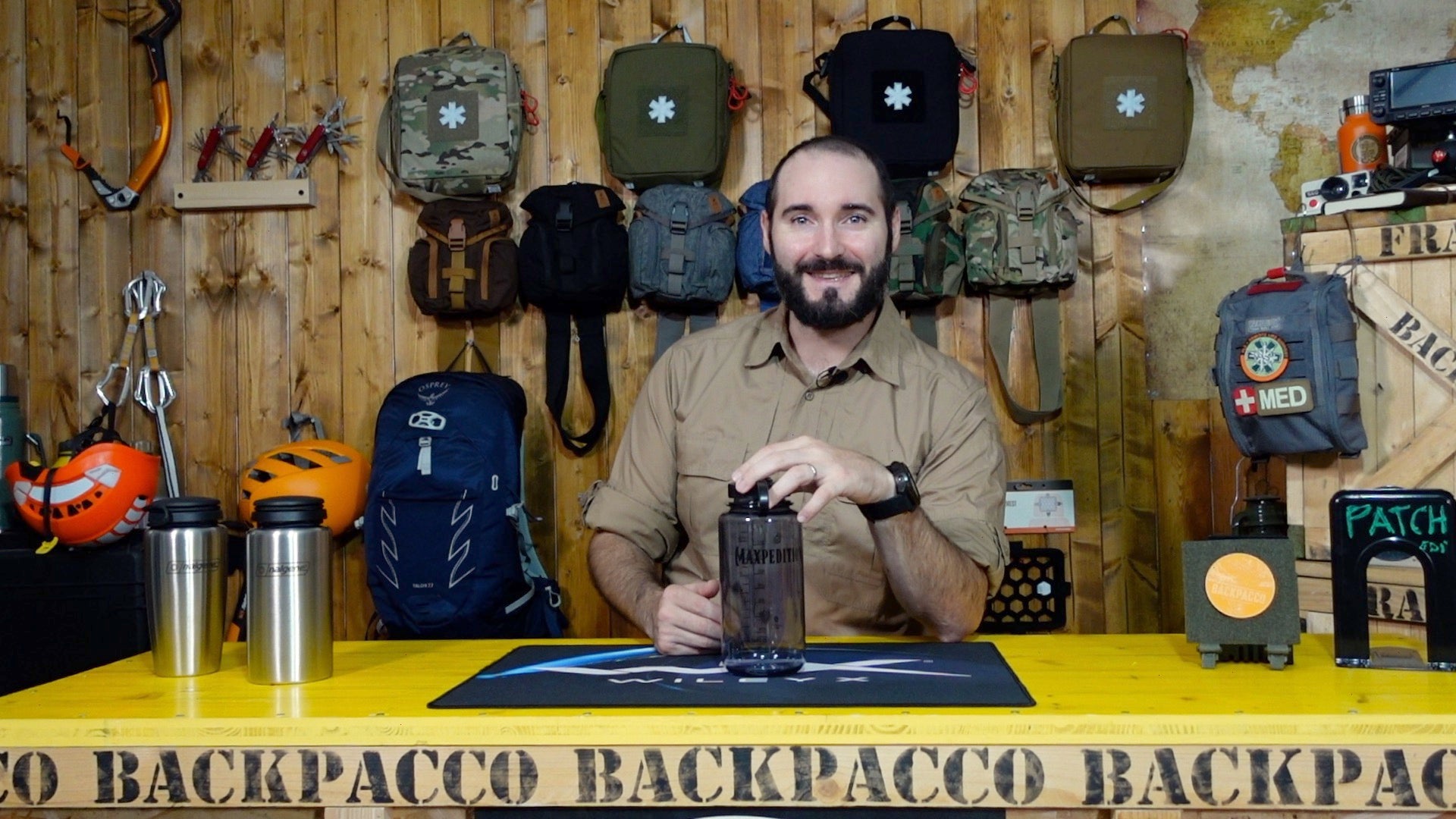 Paolo di Backpacco spiega la MAXPEDITION by Nalgene | WIDE-MOUTH NALGENE BOTTLE
