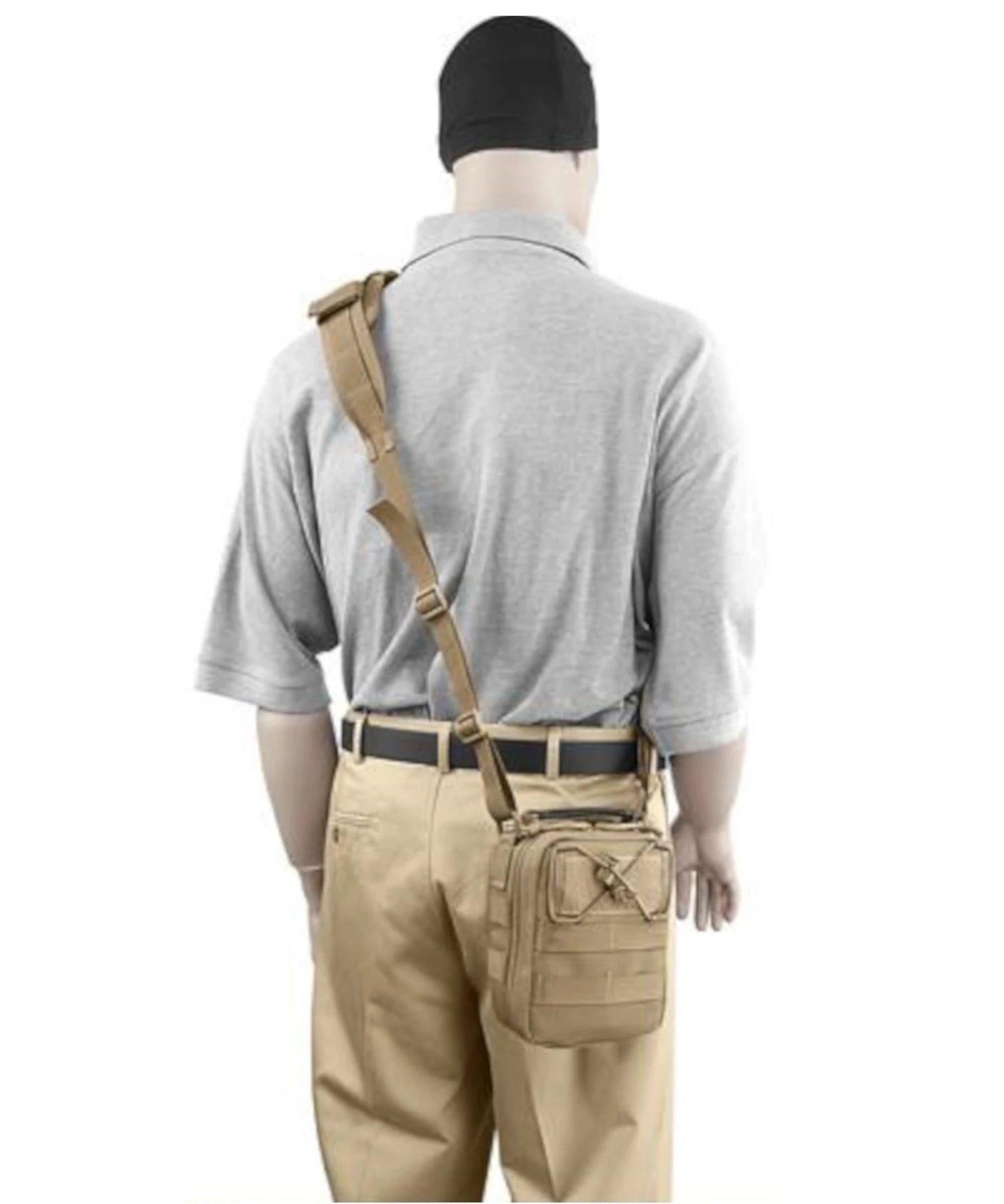 La MAXPEDITION FR-1 MEDICAL POUCH usata come tracolla