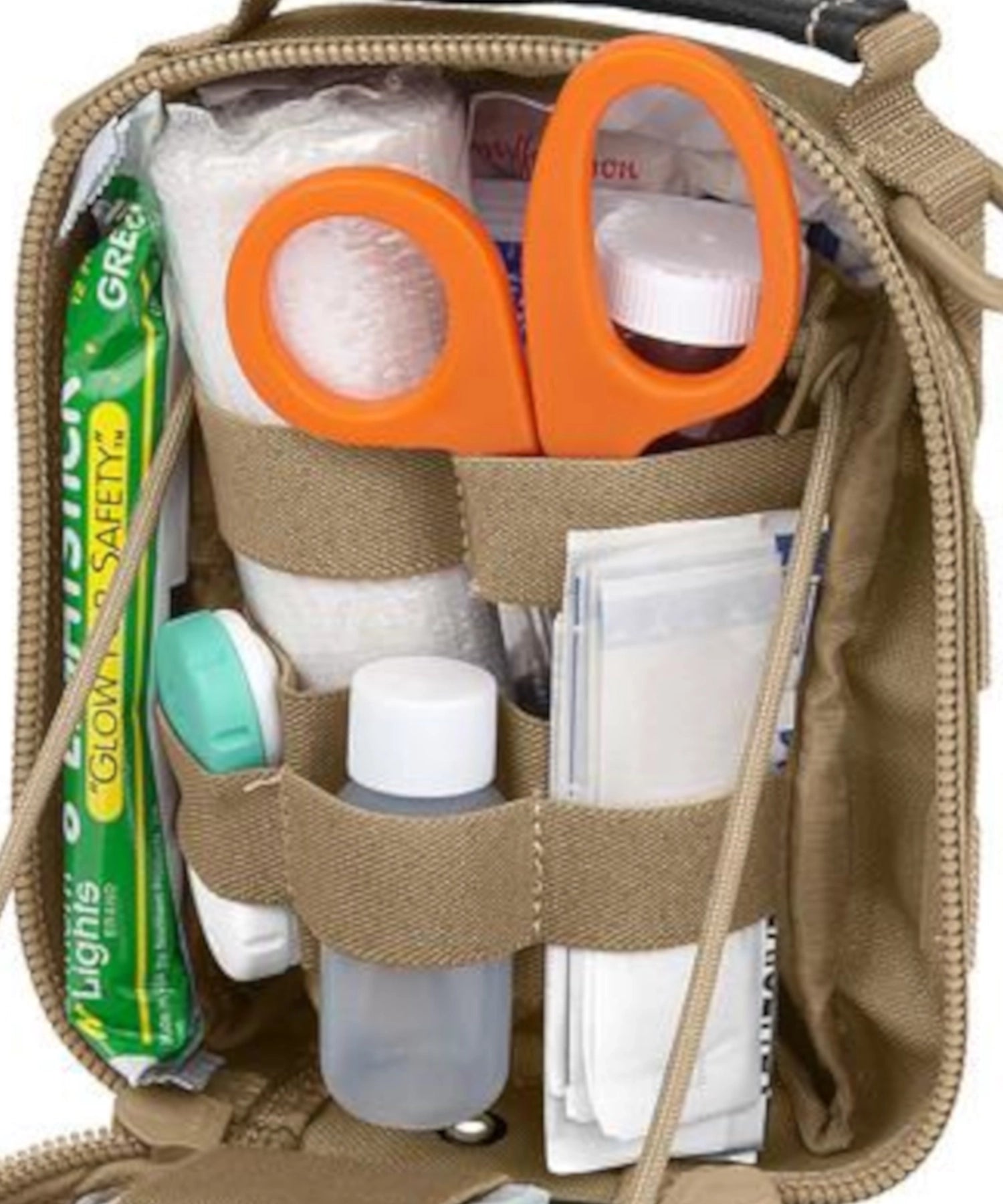 Particolare dell'Organizer interno della MAXPEDITION FR-1 MEDICAL POUCH