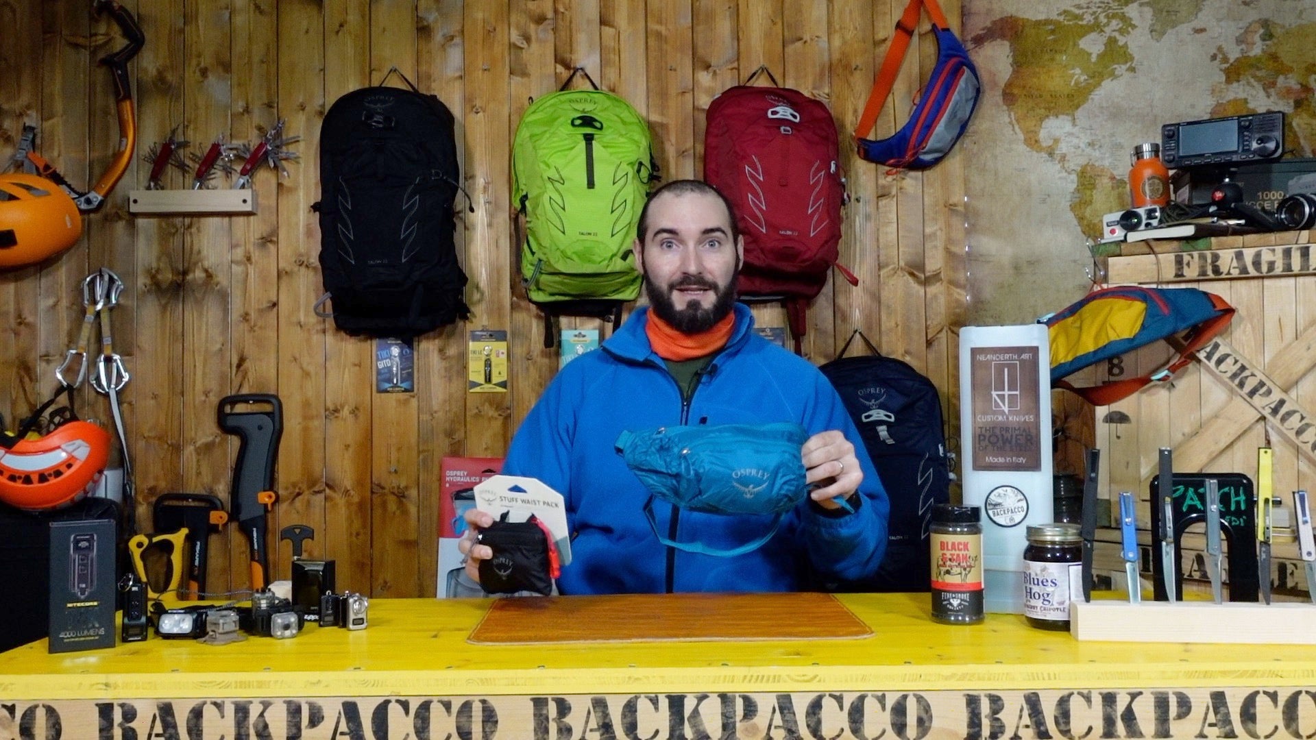 Paolo di backpacco spiega l'ultralight stuff waist pack di osprey
