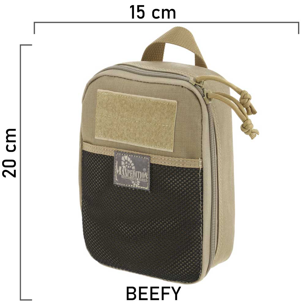 Tasca maxpedition beefy pocket organizer con quotazione delle dimensioni