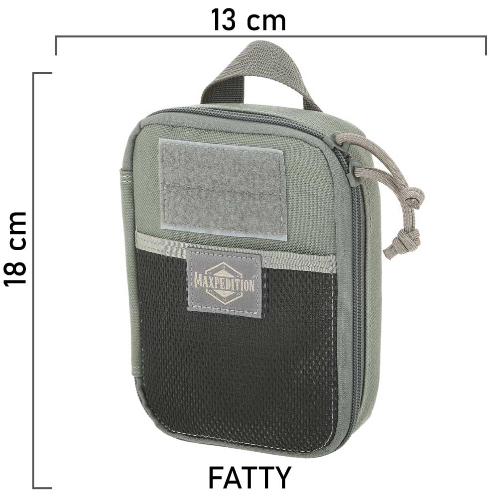 Tasca maxpedition fatty pocket organizer con quotazione delle dimensioni