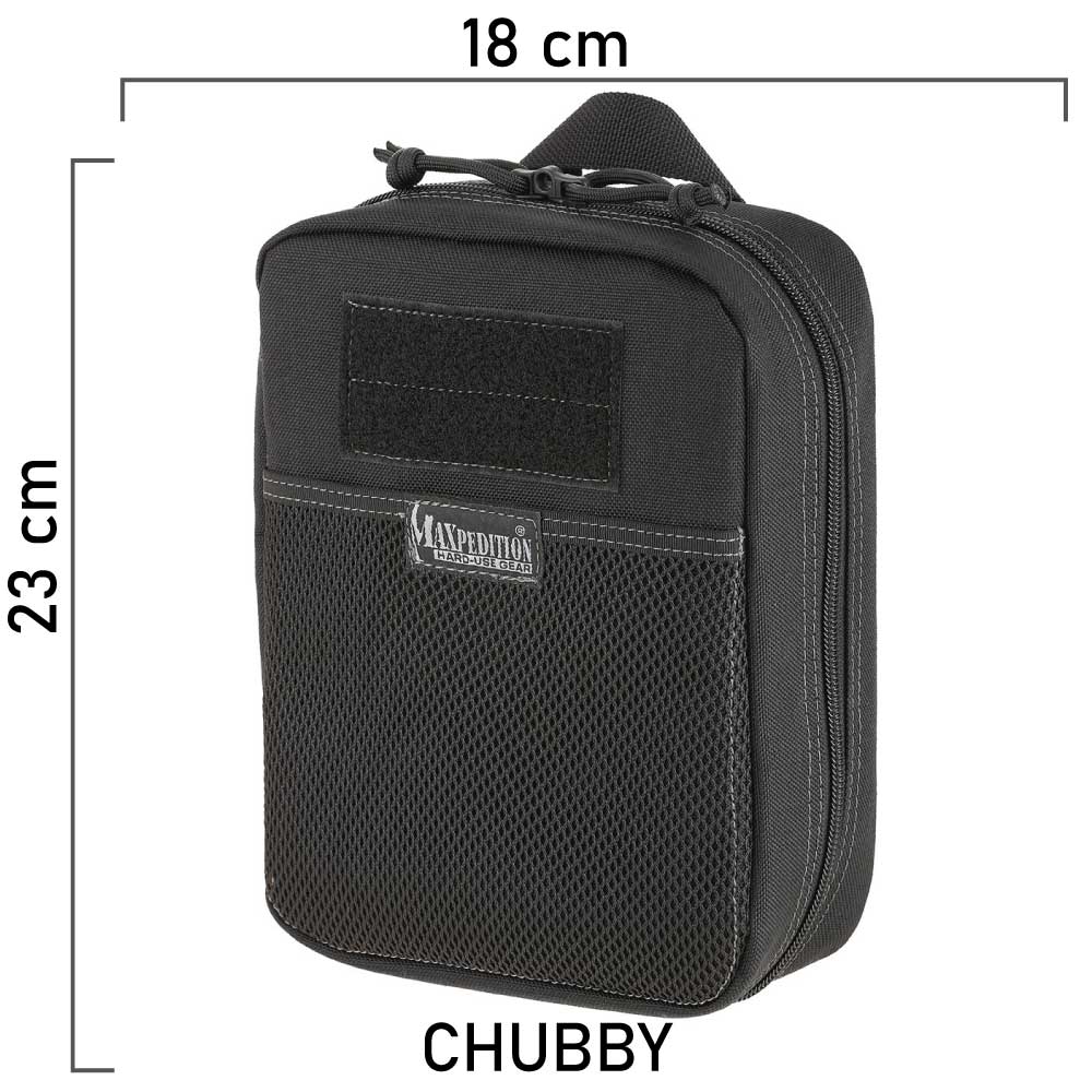 Tasca maxpedition chubby pocket organizer con quotazione delle dimensioni