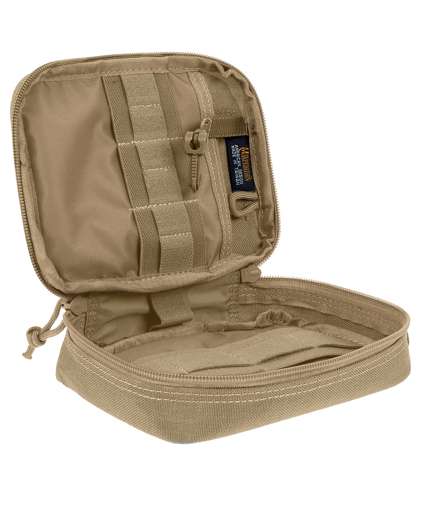 Maxpedition fatty pocket organizer aperta vuota orizzontale