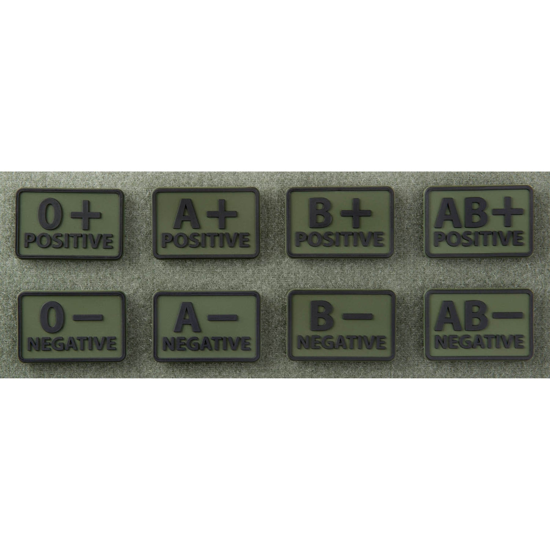 HELIKON-TEX | BLOOD PATCH - Patch gruppo sanguigno in PVC (Set da 2 pezzi)