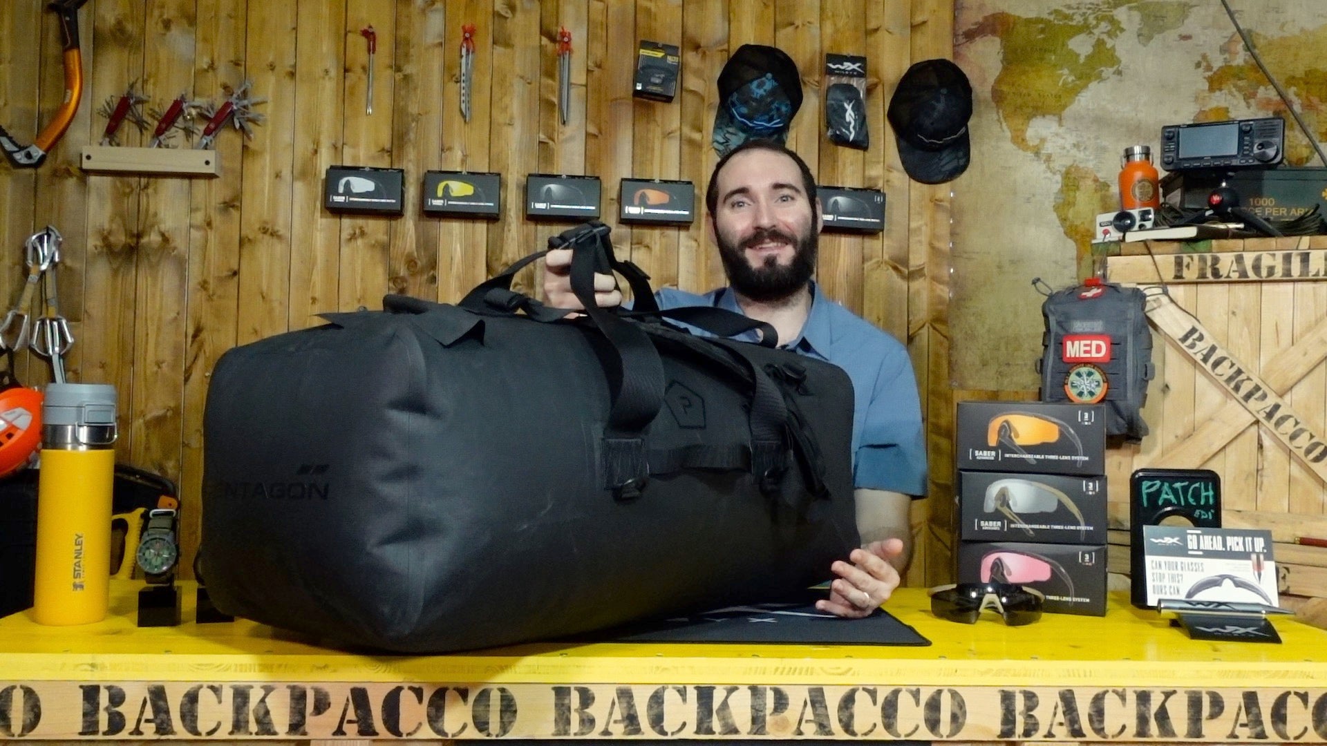 Paolo di Backpacco spiega il Pentagon Alke WP Duffle Bag
