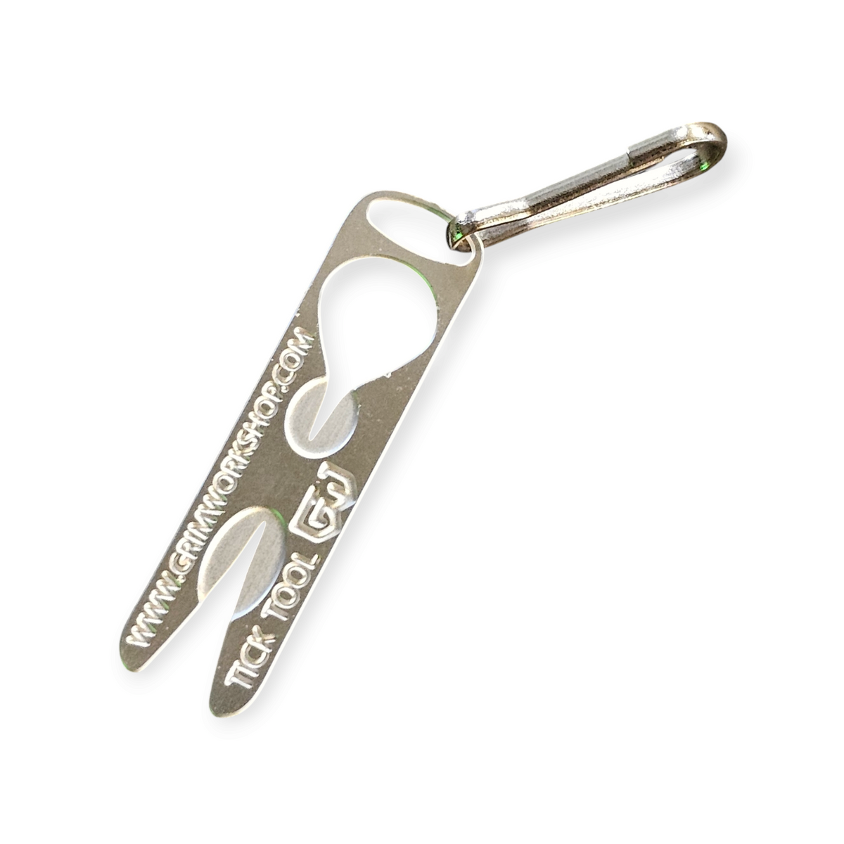 GRIM WORKSHOP | TICK REMOVER MICRO TOOL - Portachiavi con strumento rimuovi secche