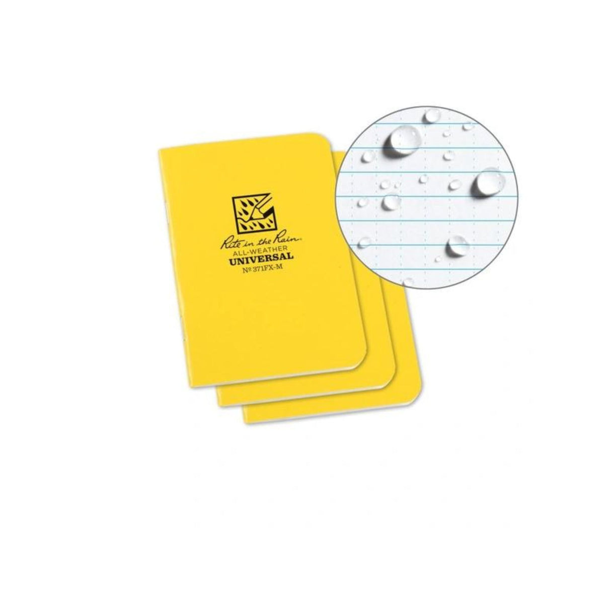 RITE IN THE RAIN | STAPLED NOTEBOOK 371FX-M - Block notes impermeabile (Pack da 3)
