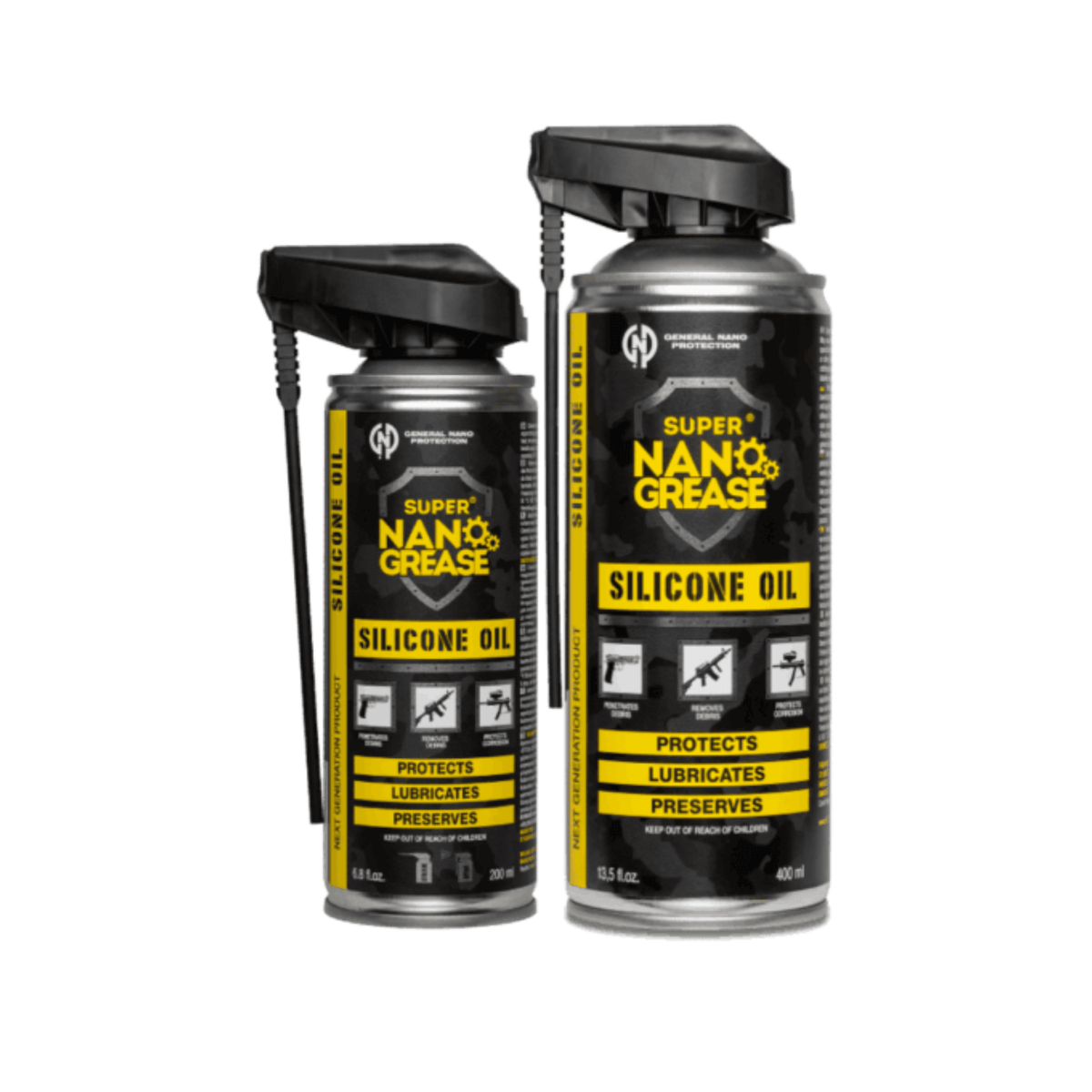 GENERAL NANO | SILICONE OIL - Lubrificante sintetico - BackPacco - BP-GENERALNANO-SILICONE-OIL-200