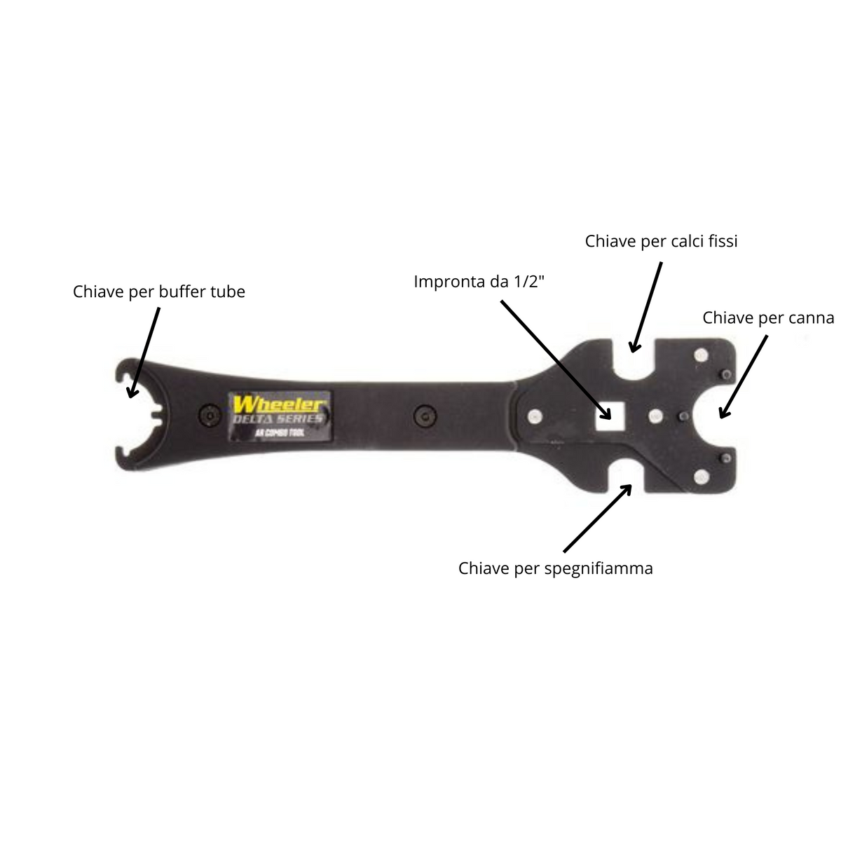 WHEELER | BASIC ARMORER'S WRENCH - Chiave per AR