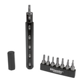 WHEELER | MULTI-DRIVER TOOL PEN WITH ALUMINUM HANDLE - Giravite a penna con bit