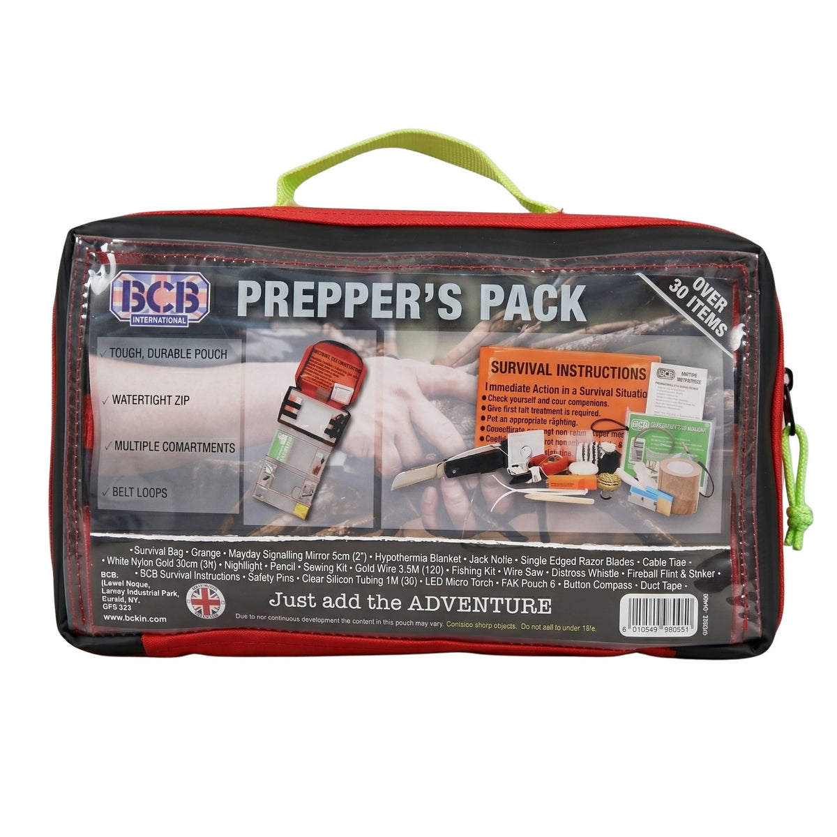 BCB | PREPPER'S PACK - Kit di sopravvivenza - BackPacco - BP-BCB-CK068