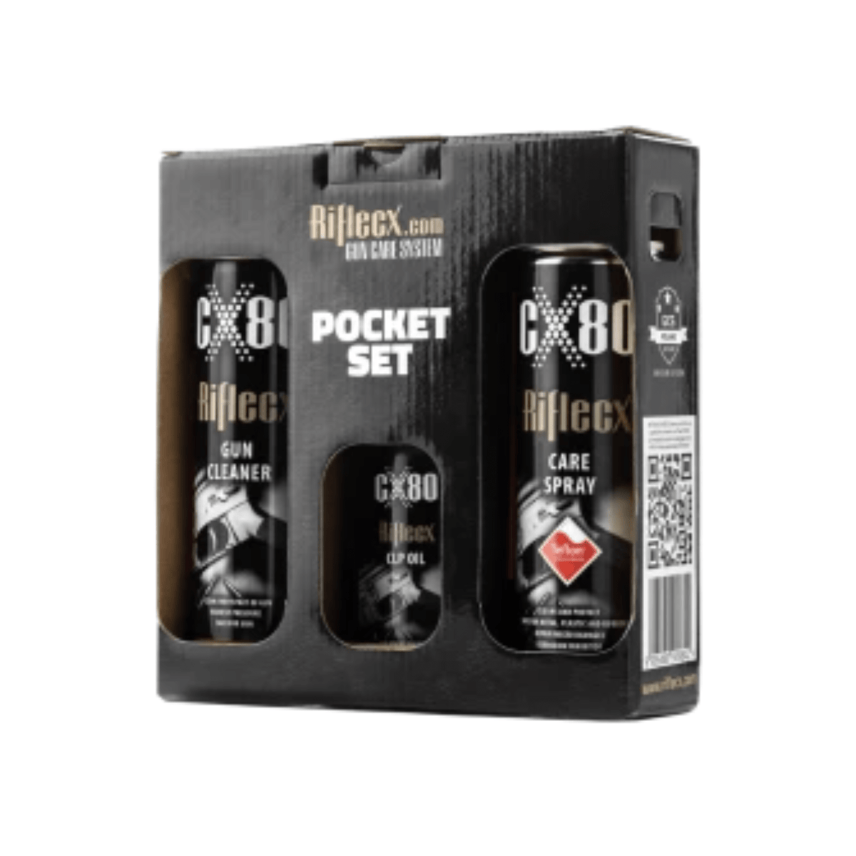 RIFLECX | CLEANING POCKET SET AND CARE OF GUN - Kit lubrificanti per la manutenzioni armi - BackPacco - BP-RIFLECX-RX000017
